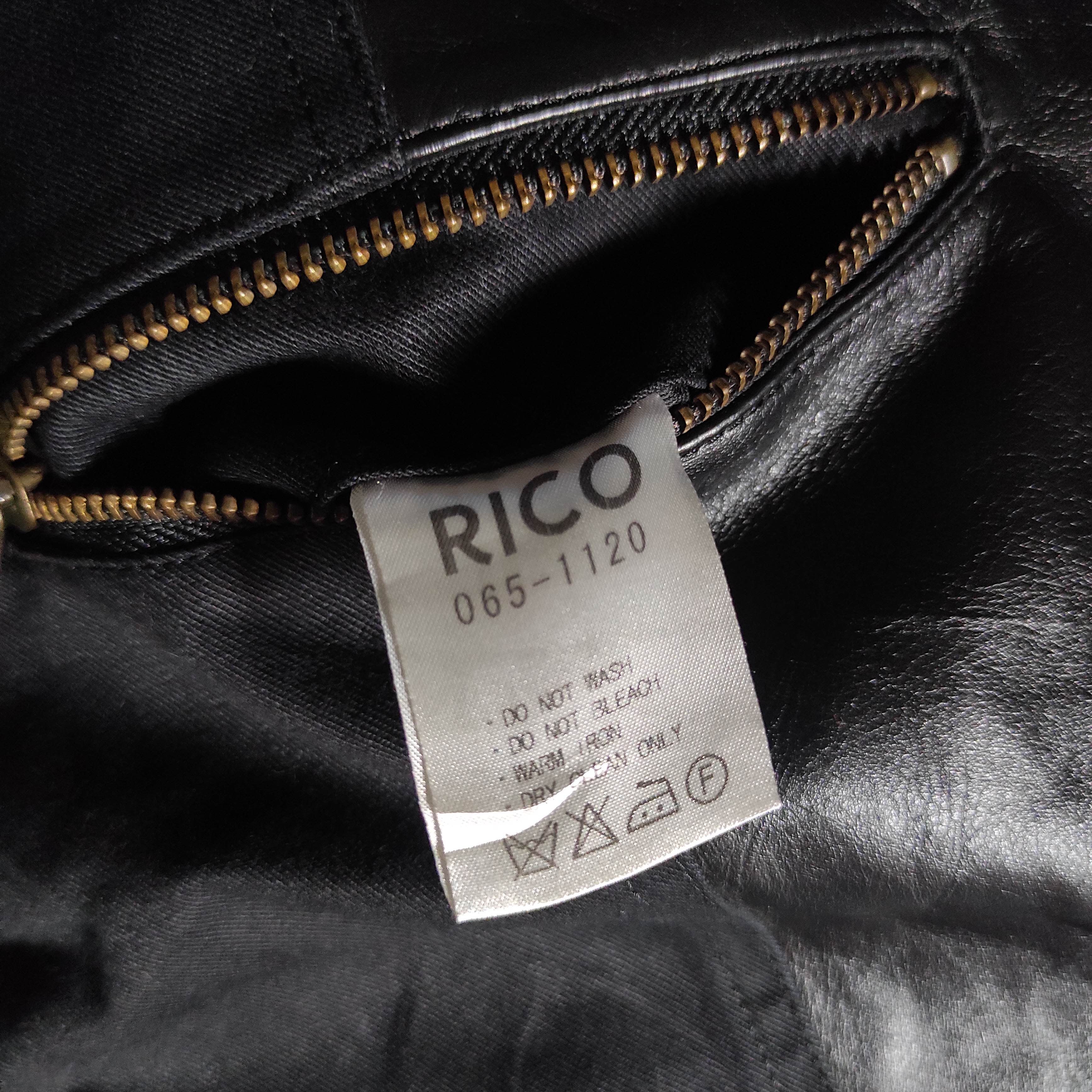 14th Addiction Flare Rico Japan Leather Bootcut Denim Jeans Size US 32 / EU 48 - 18 Thumbnail