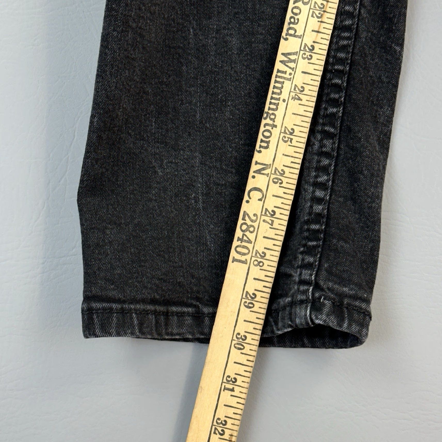 Levi's Levis 502 Jeans Mens 40x32 40x30 Black Denim Taper Fit Stretch 5 Pocket Shirt Mens Pants Denim Size US 40 / EU 56 - 3 Thumbnail