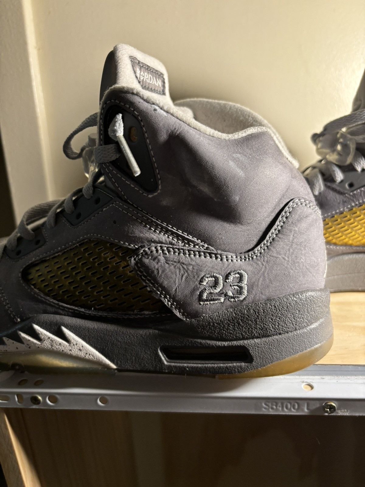 Jordan Brand Jordan 5 Wolf Grey Size US 9.5 / EU 42-43 - 7 Thumbnail