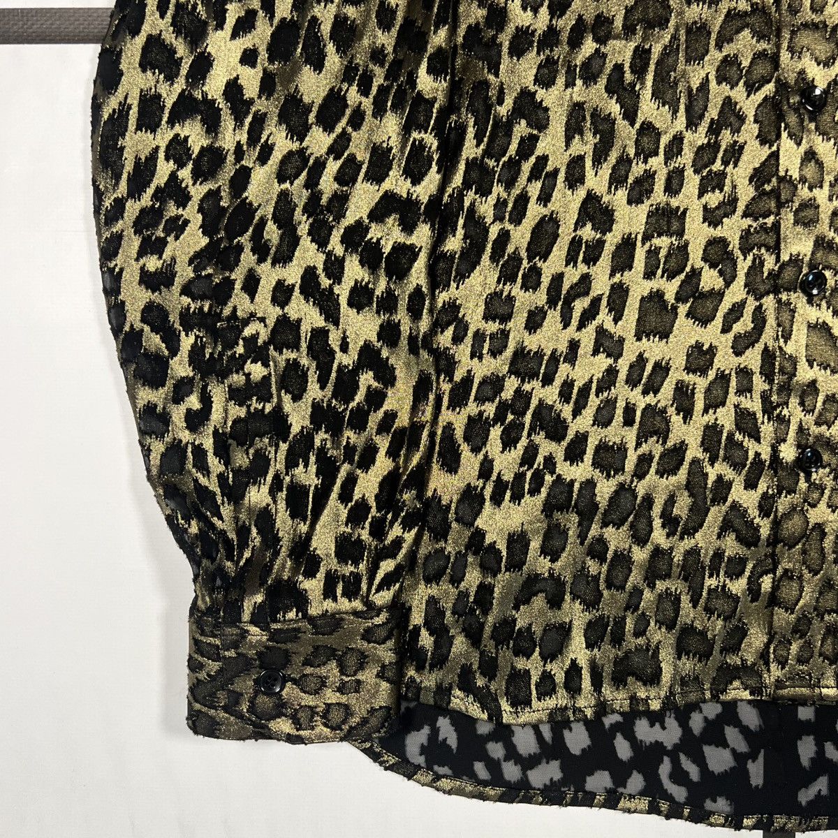 Saint Laurent Paris |[ FW19 Runway Saint Laurent Burnout Leopard Silk Shirt ]| Size US L / EU 52-54 / 3 - 6 Thumbnail