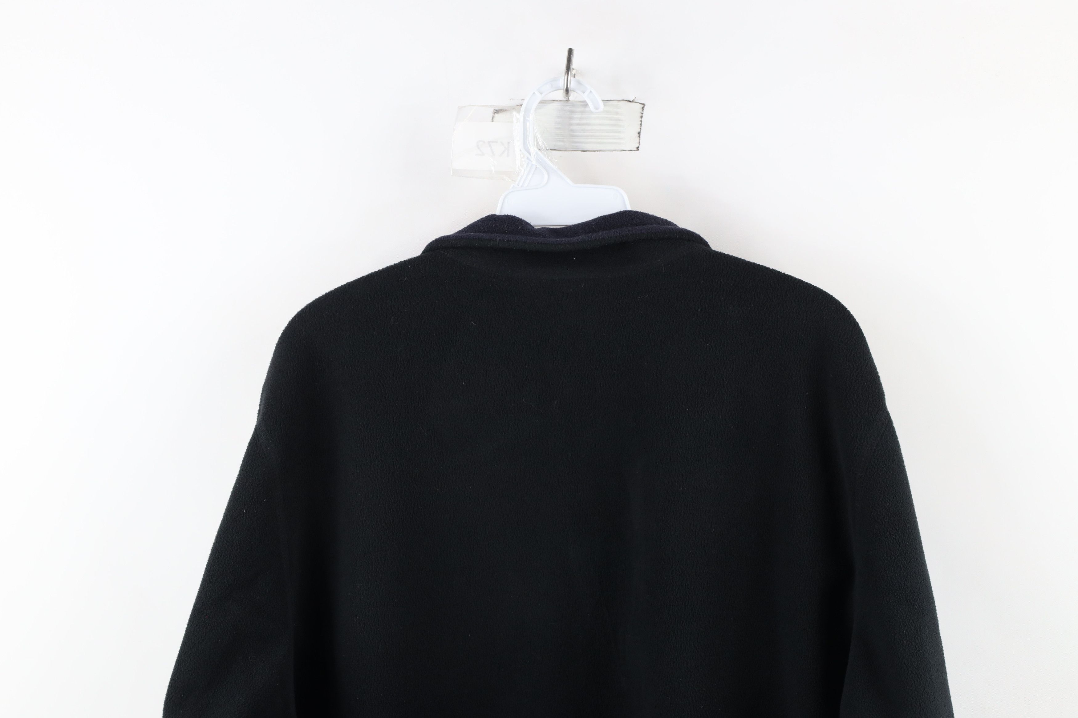 Lands' End × Vintage Vintage 90s Lands End Fleece Full Zip Jacket Black Size XL / US 12-14 / IT 48-50 - 13 Thumbnail