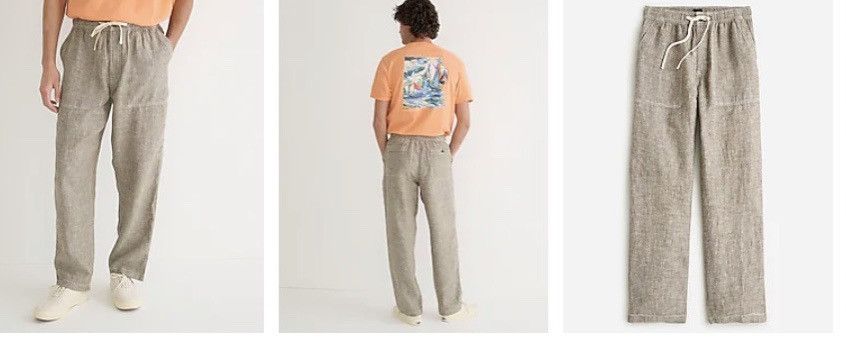 J.Crew Linen Pants Size US 30 / EU 46 - 1 Thumbnail