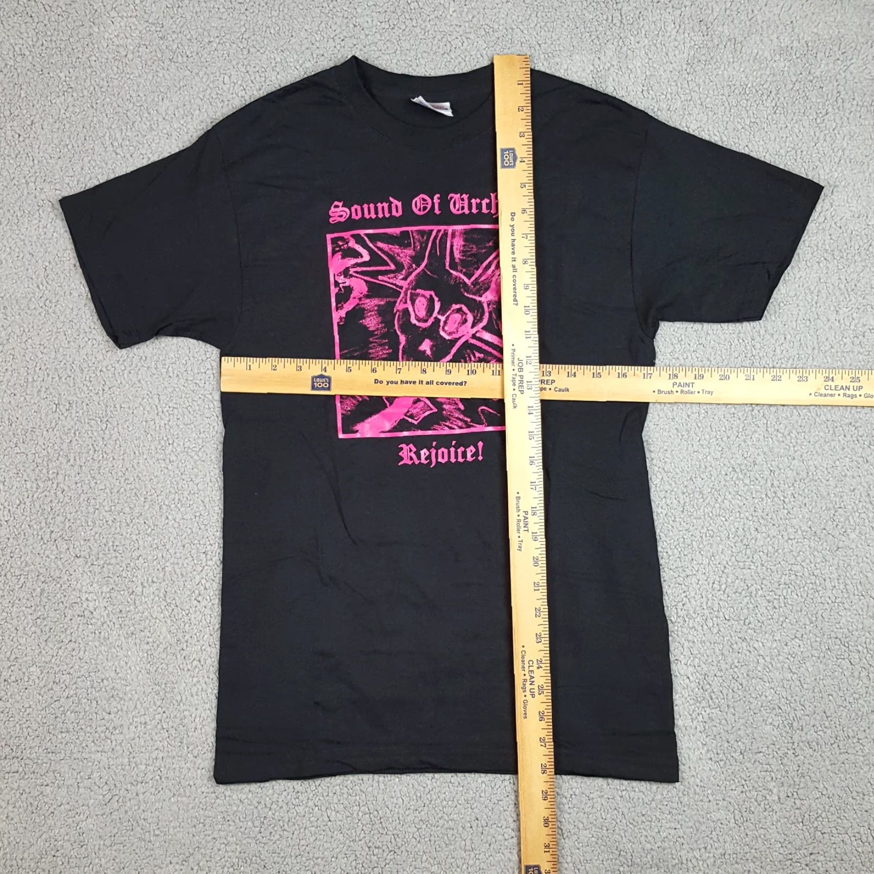 Hanes VINTAGE Sound Of Urchin Metal Band T-Shirt Adult Small Black Grunge 90s Rock Mens Size US S / EU 44-46 / 1 - 4 Thumbnail