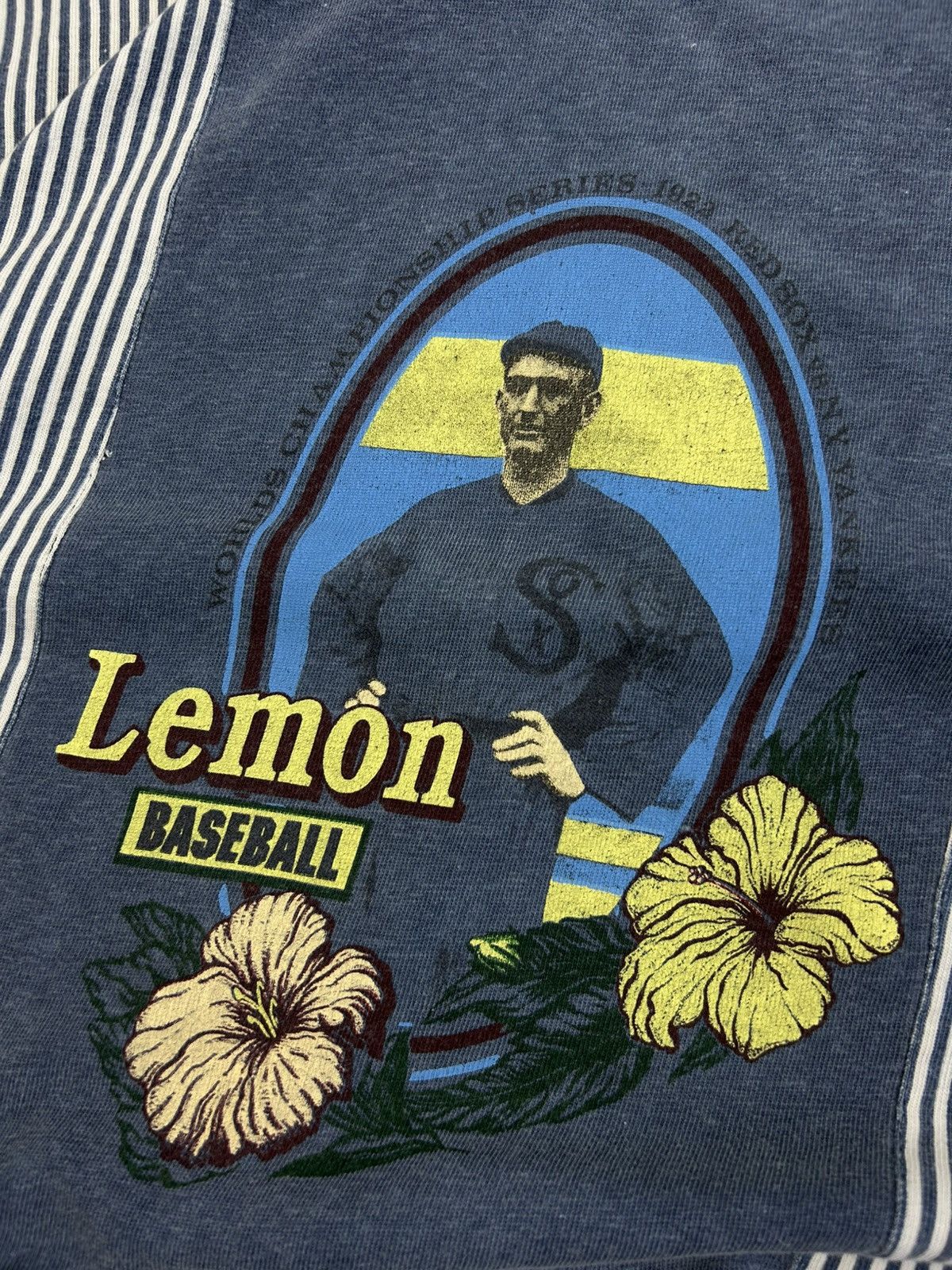 Vintage Rare Vintage 80-90s Lemon Baseball Tee Red Sox NY Yankees Size US S / EU 44-46 / 1 - 4 Thumbnail