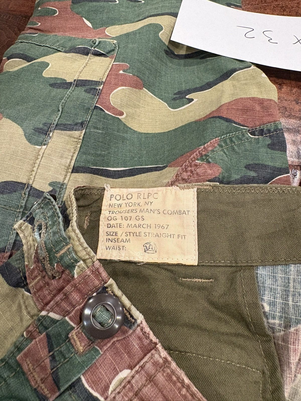 Polo Ralph Lauren Bundle 3 pair of Polo Ralph Lauren camo utility combat pants Size US 32 / EU 48 - 3 Thumbnail