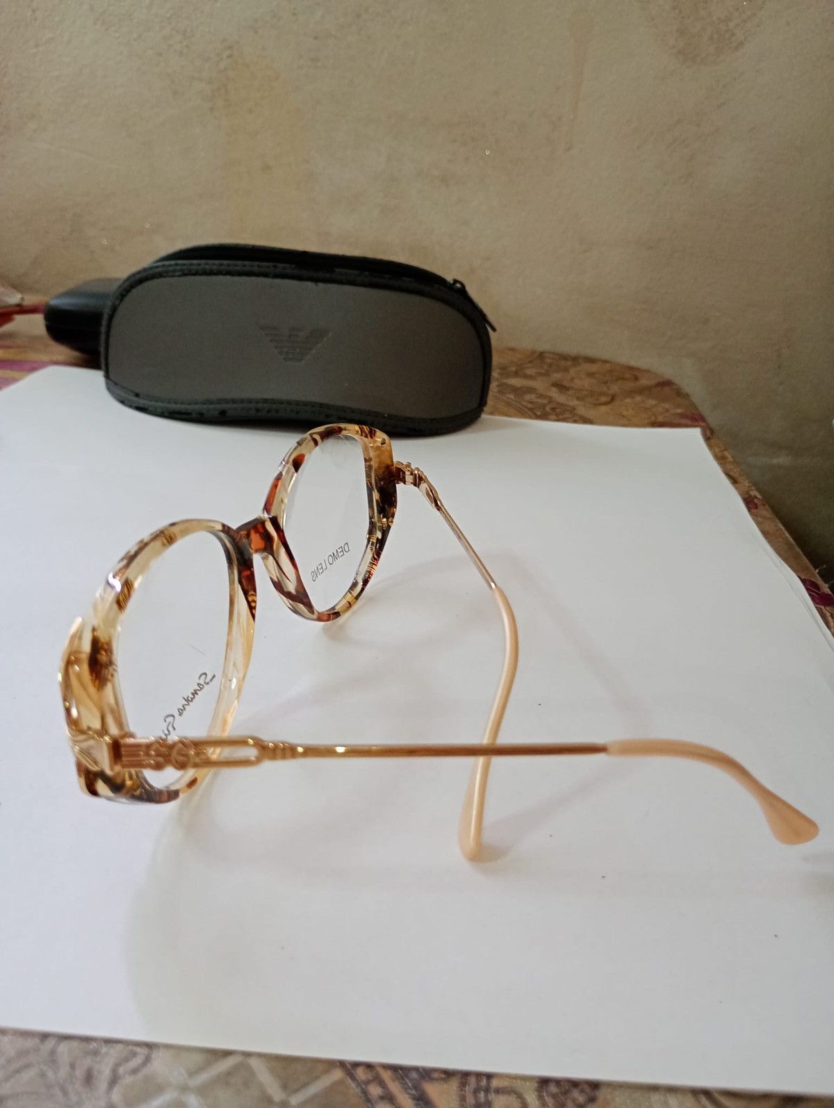 Other Sandra Gruber Vintage Eyeglass Frames Italy Tortoise Size ONE SIZE - 2 Thumbnail