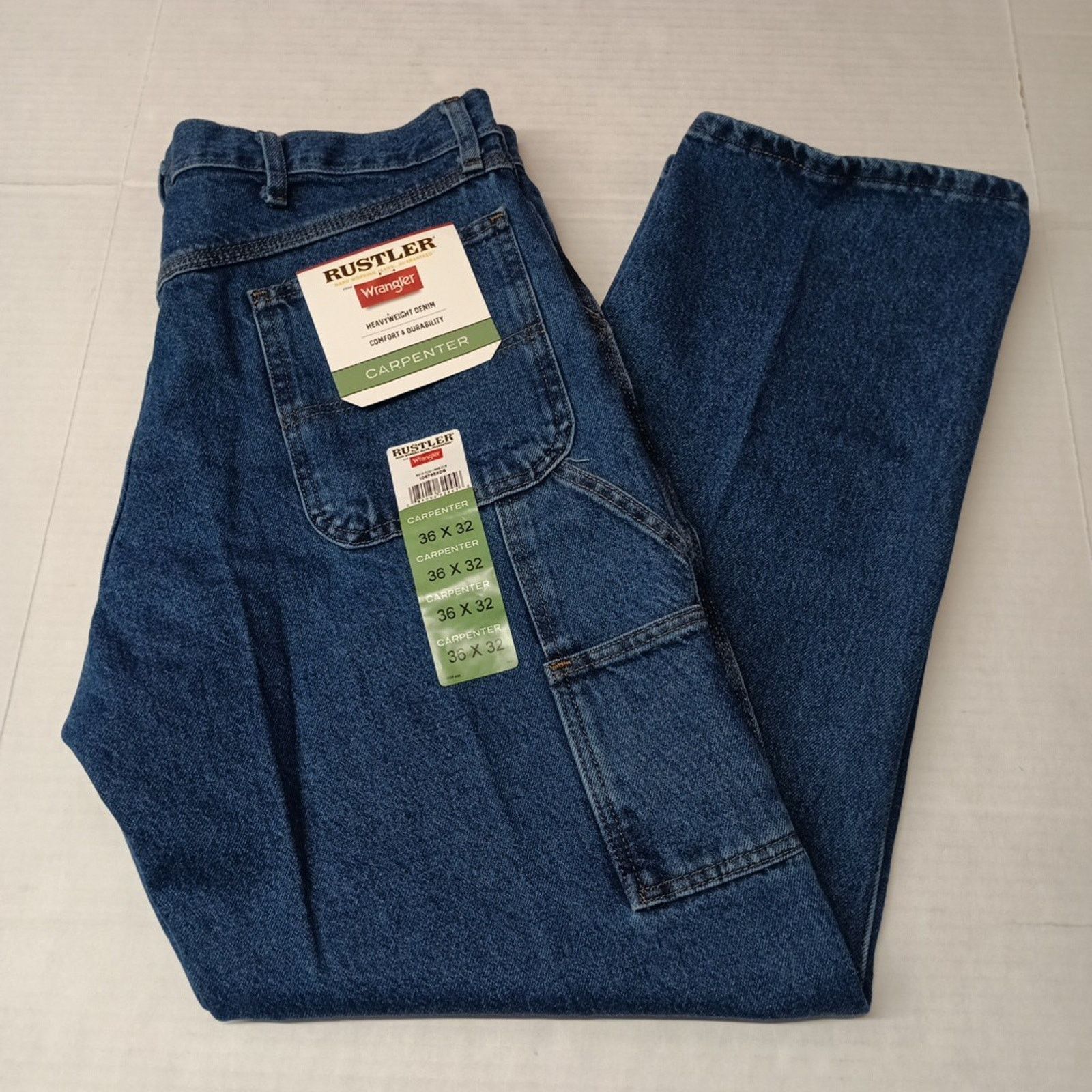 Wrangler Wrangler Rustler Carpenter Jeans Men's Size 36x32 Blue Denim Size US 36 / EU 52 - 1 Thumbnail