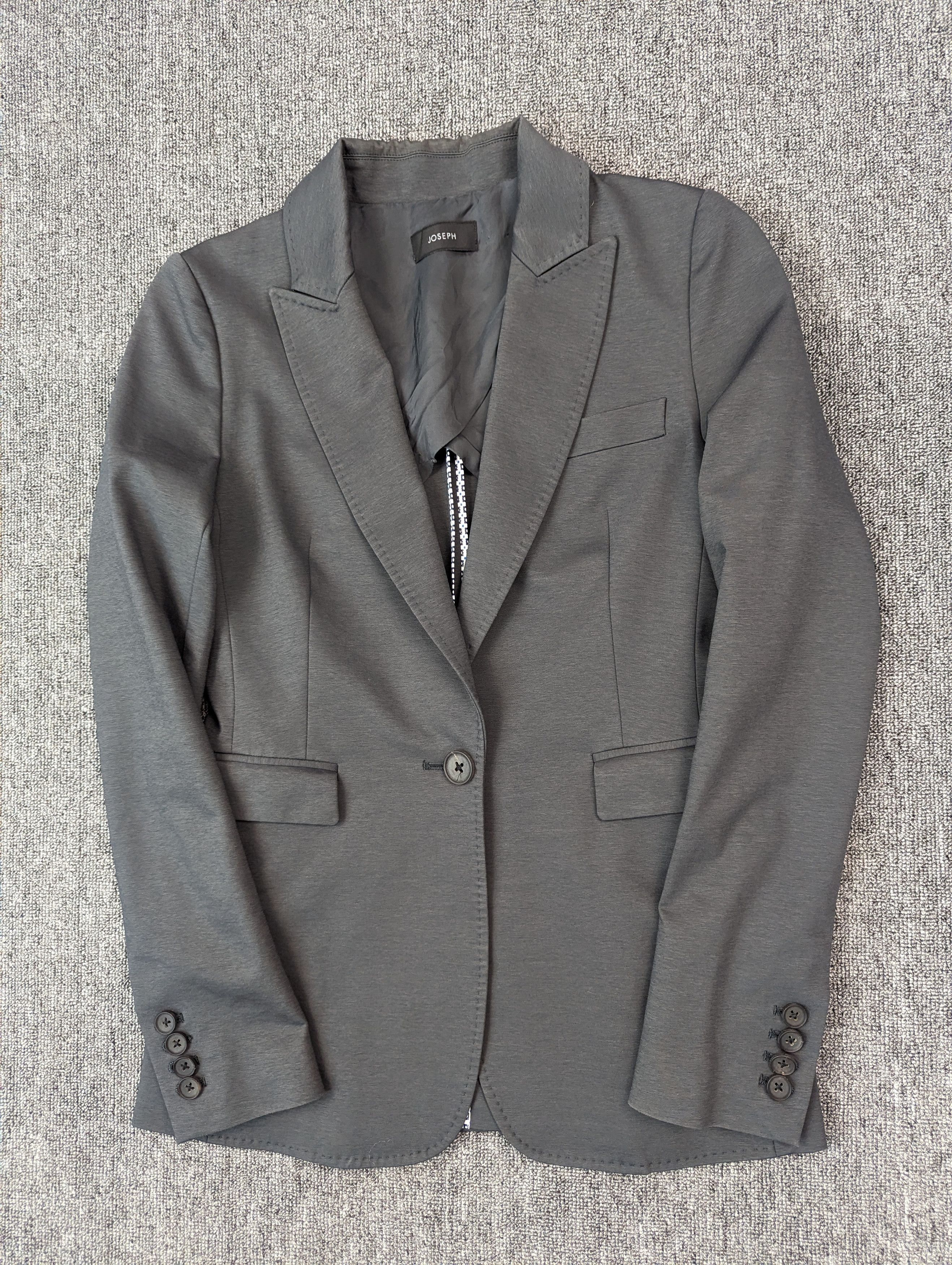 Joseph Women's Joseph Grey Style Blazer Jacket Size 36 Size XS / US 0-2 / IT 36-38 - 2 Thumbnail