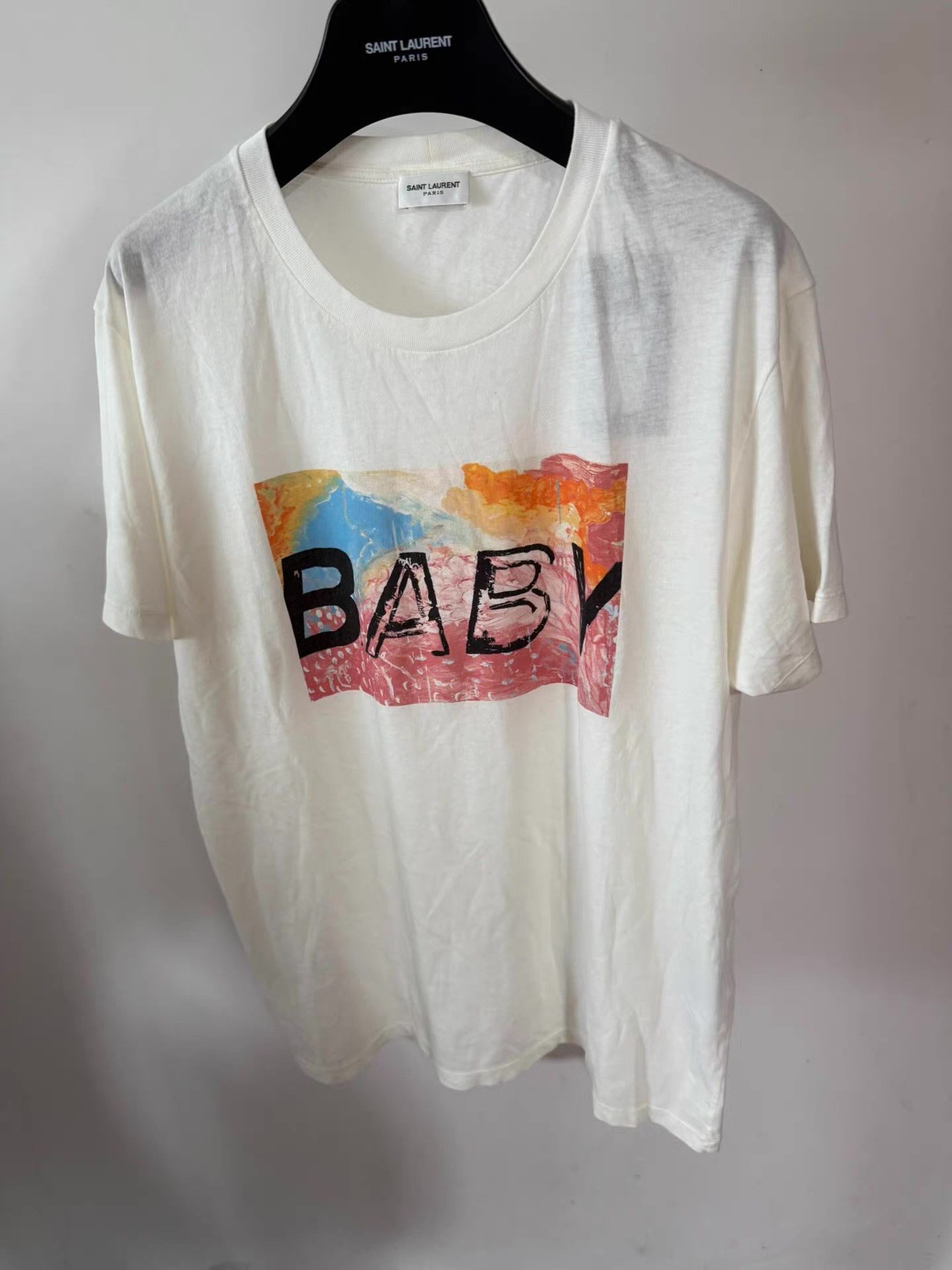Saint Laurent Paris Saint Laurent Baby T-shirt Ｑ23 Size US XL / EU 56 / 4 - 1 Thumbnail