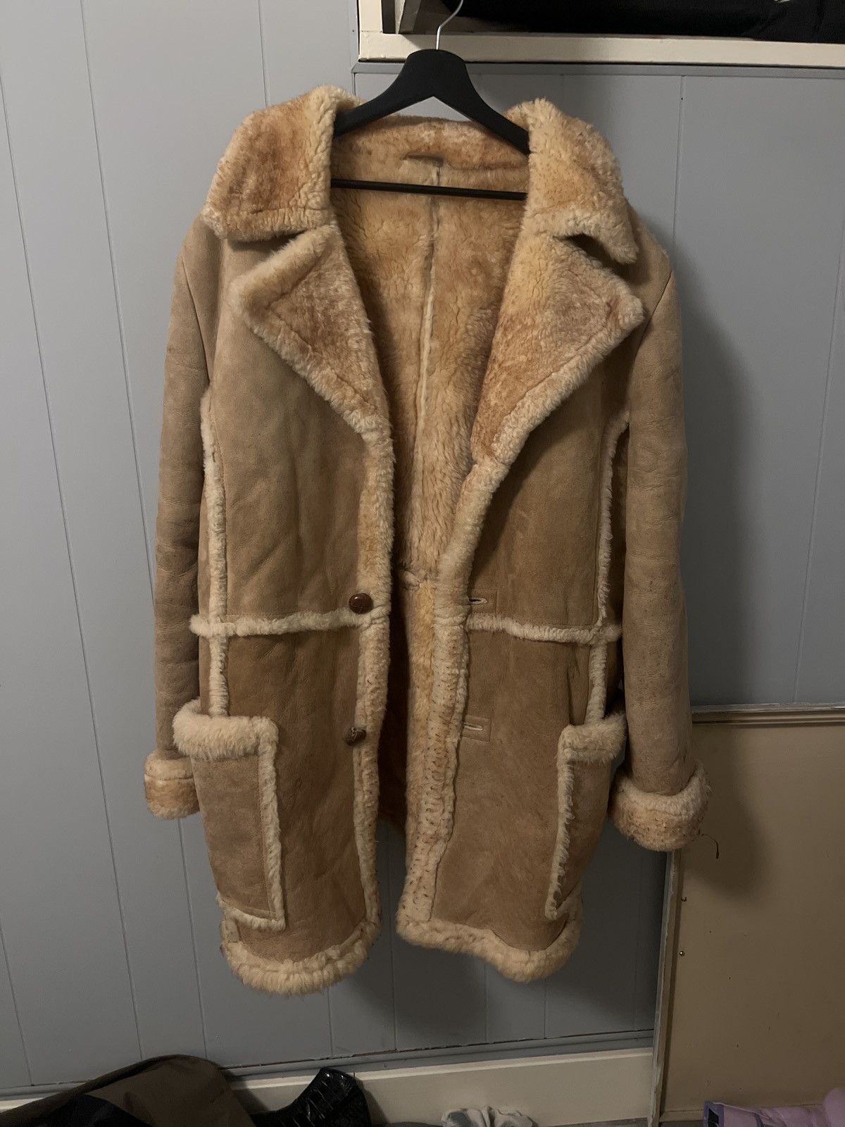 Vintage Vintage shearling rancher coat Size US L / EU 52-54 / 3 - 1 Thumbnail