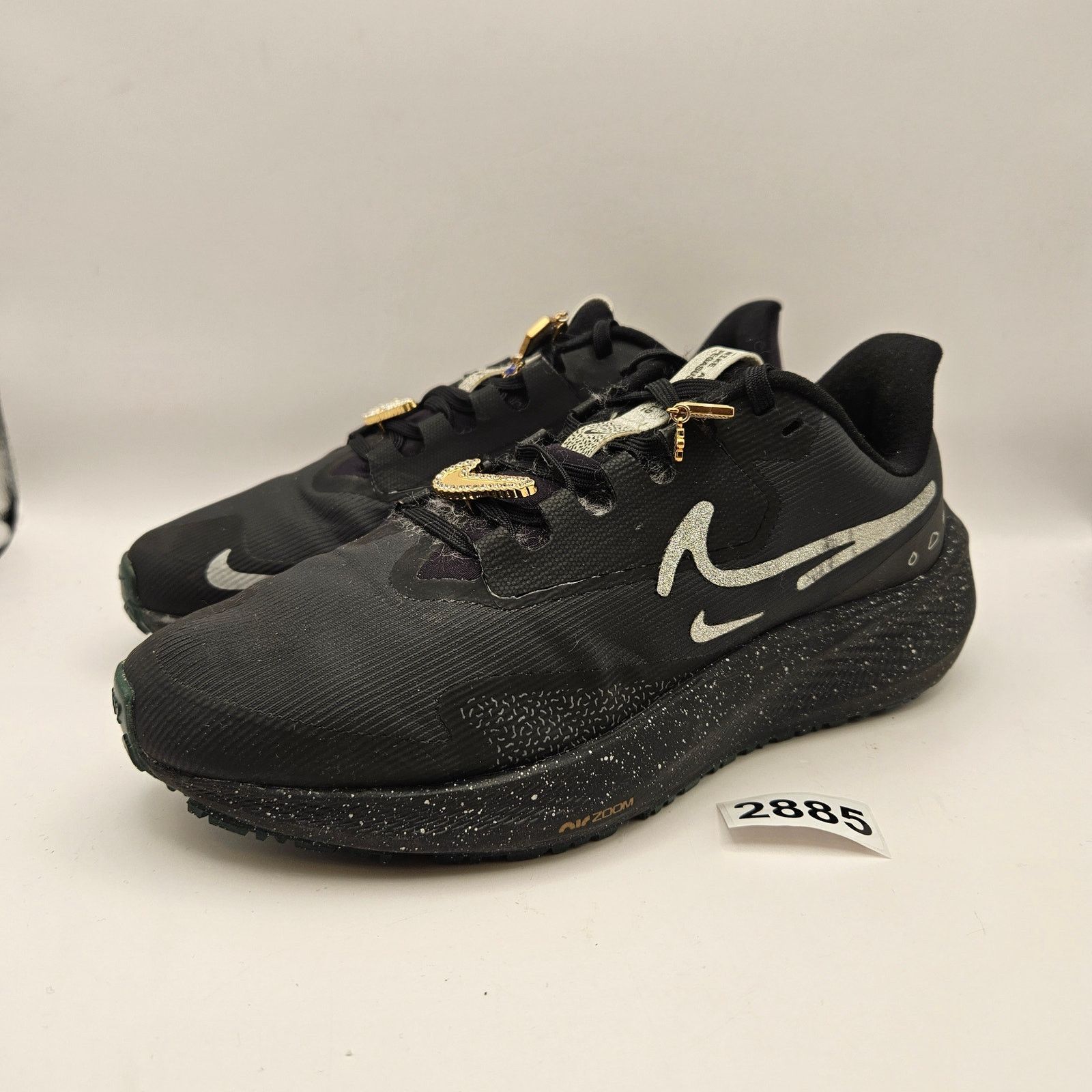 Nike NIKE WOMEN'S 7.5 AIR ZOOM PEGASUS 39 SHIELD BLING BLACK Size US 7.5 / IT 37.5 - 1 Thumbnail