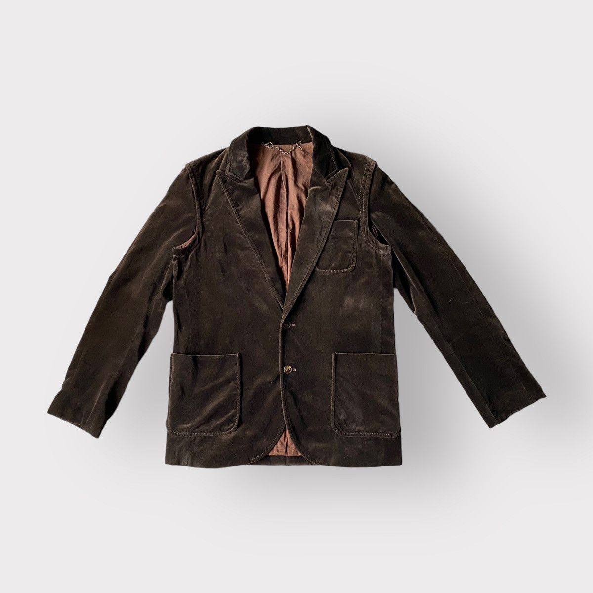 Number (N)ine N(N) X Niedieck Velvet Blazer AW01 Standards Size US L / EU 52-54 / 3 - 2 Thumbnail