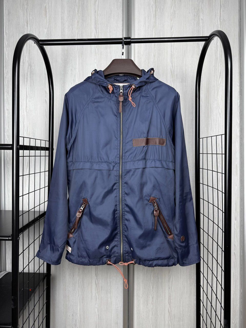 Marshall Artist Marshall Artist Navy Blue Lightweight Windcheater Jacket Size US M / EU 48-50 / 2 - 1 Thumbnail