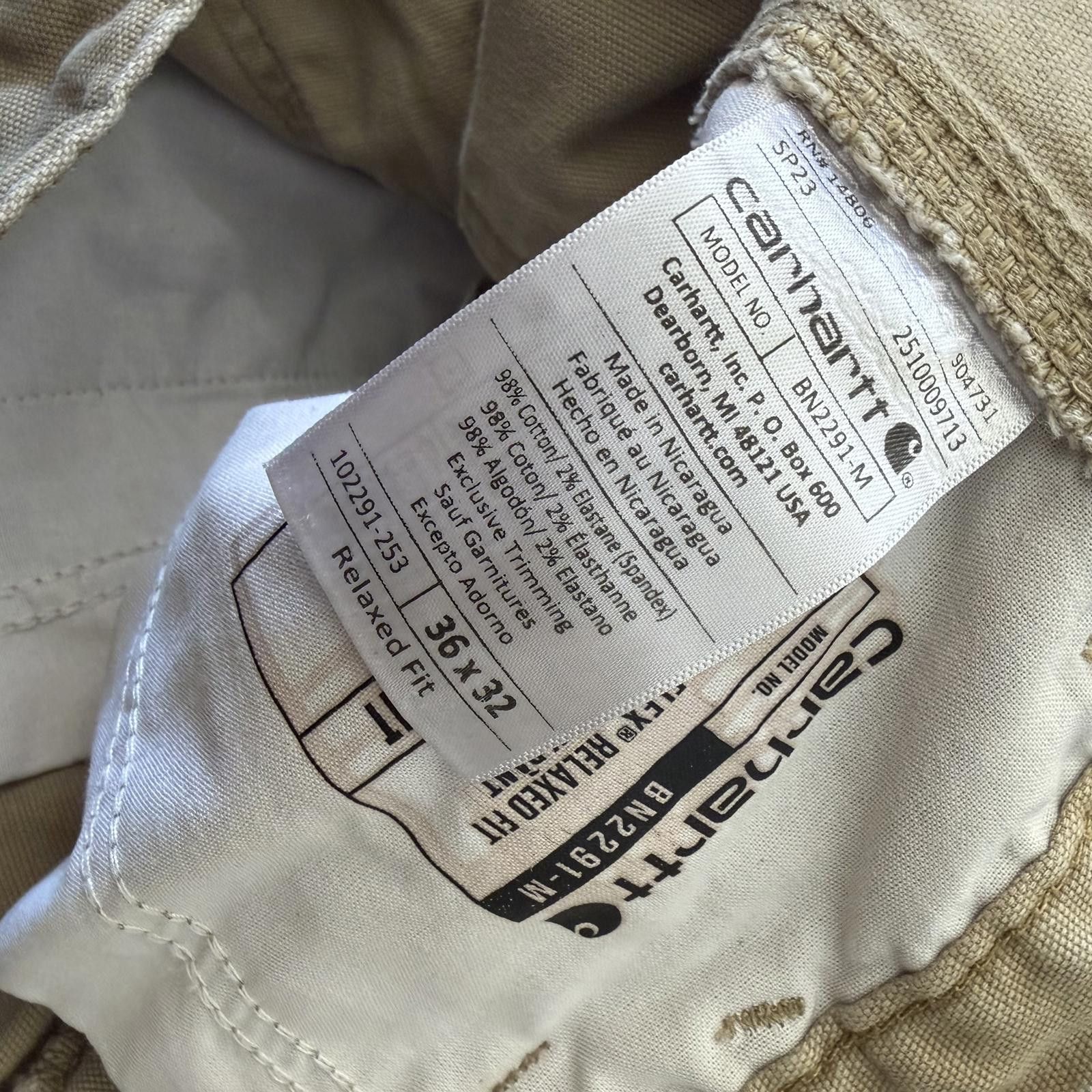 Carhartt Carhartt Carpenter Relaxed Fit Rugged Flex Pants Distressed Size US 36 / EU 52 - 7 Thumbnail