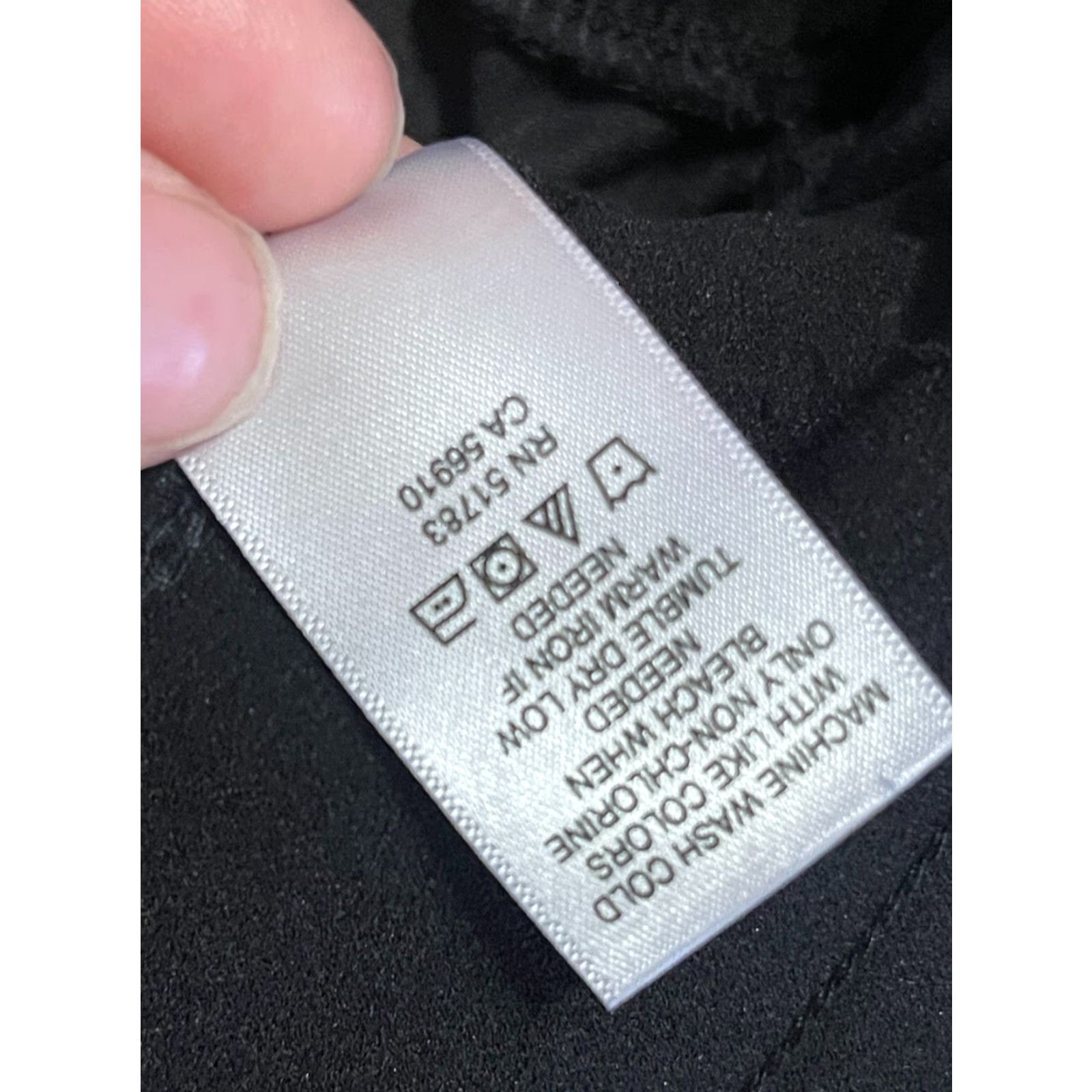 Vintage Maurices Shorts Women Large Black Tie Waist Pockets Paperbag Size 36" / US 14 / IT 50 - 7 Thumbnail