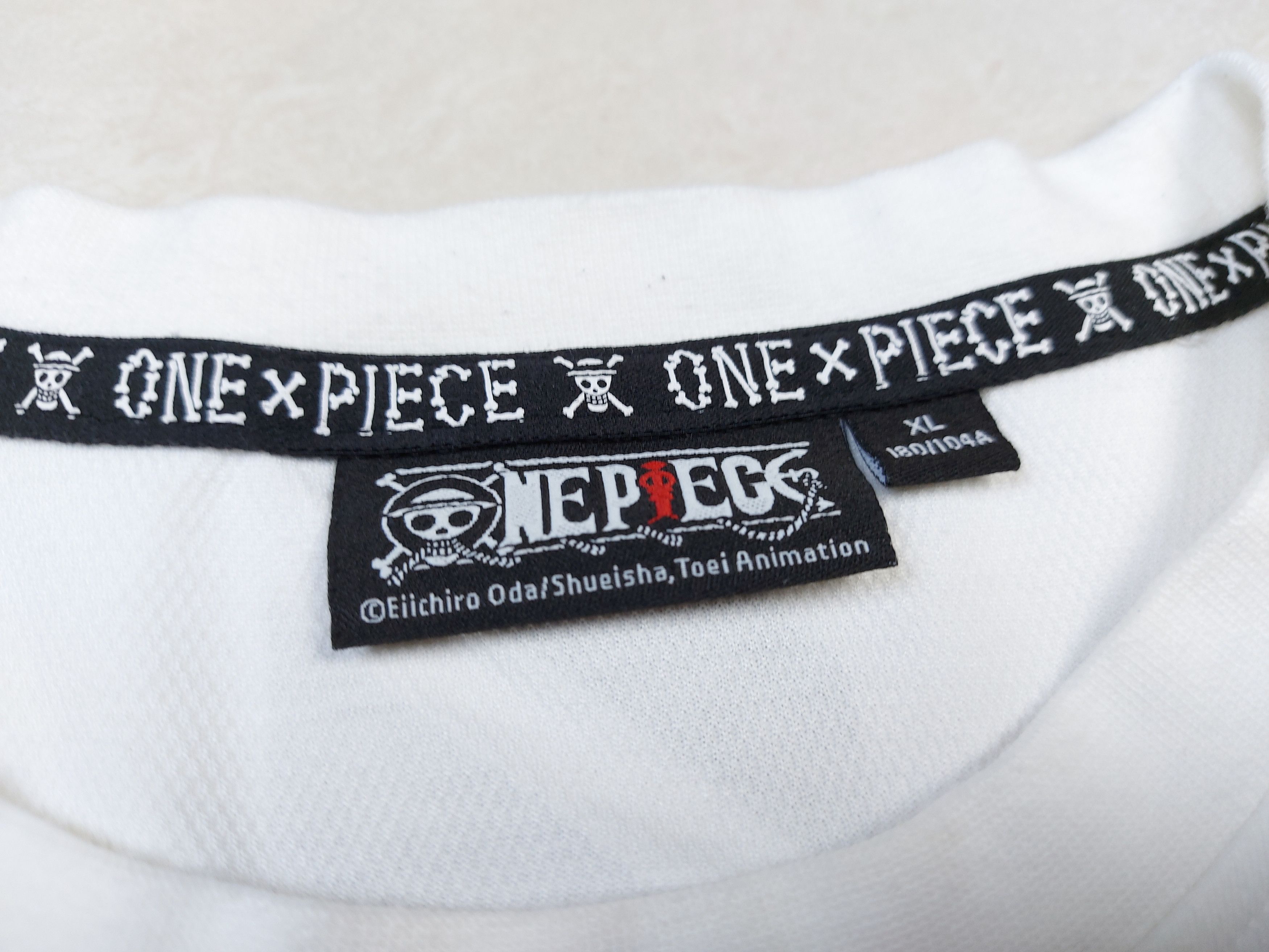 Anime × One Piece × Vintage Vintage One Piece Logo Reflective TEE Size US XL / EU 56 / 4 - 12 Thumbnail