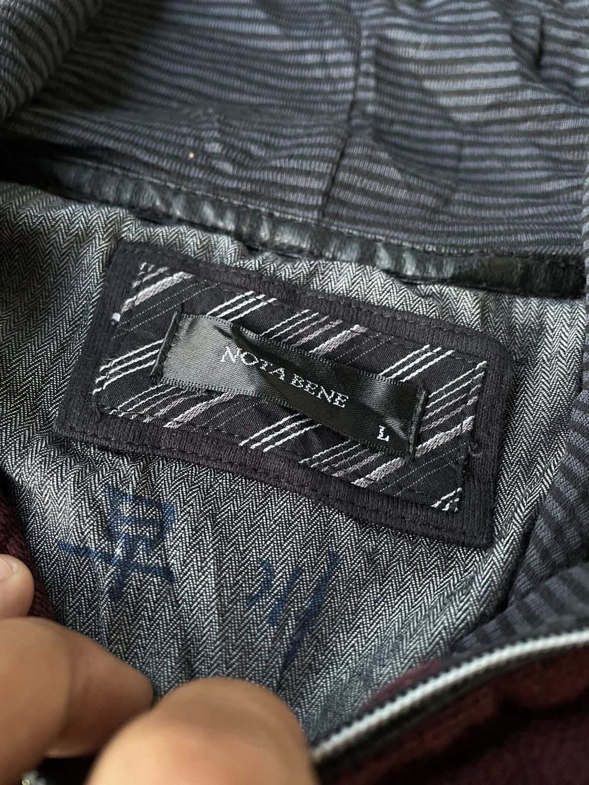 If Six Was Nine Japanese Brand Bondage Nota Bene Zip Up Hoodie Size US M / EU 48-50 / 2 - 13 Thumbnail