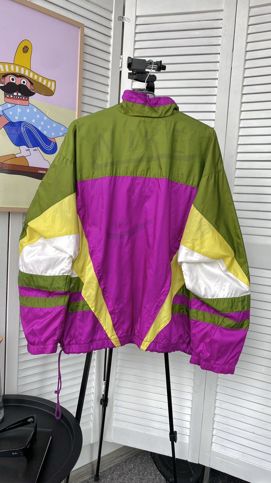 Nike × Vintage Vintage Nike International Track Retro Nylon Jacket 90s Size US L / EU 52-54 / 3 - 2 Thumbnail