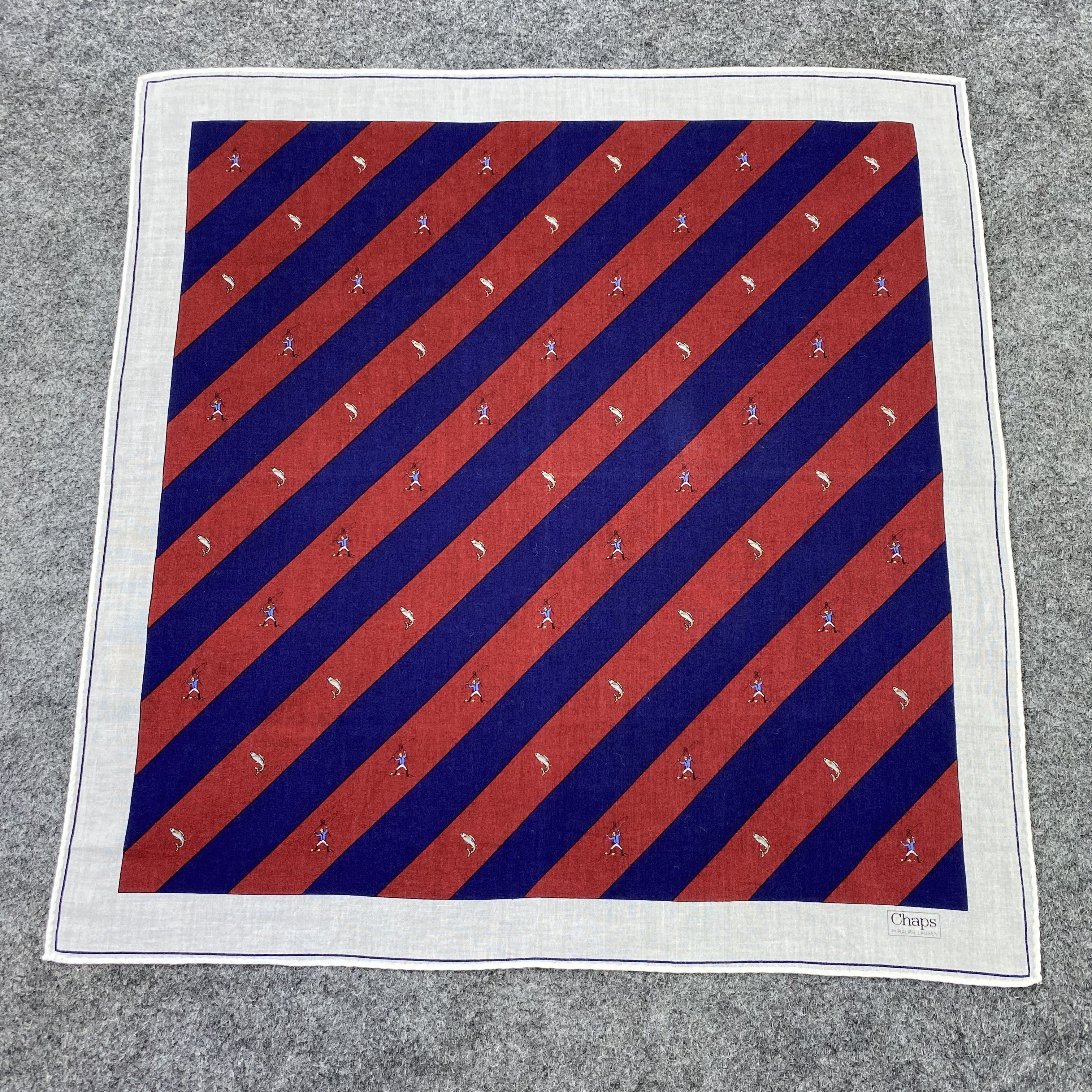 Chaps Ralph Lauren × Designer Chaps Ralph Lauren Handkerchief/Bandana / Neckerchief-B1076 Size ONE SIZE - 3 Thumbnail