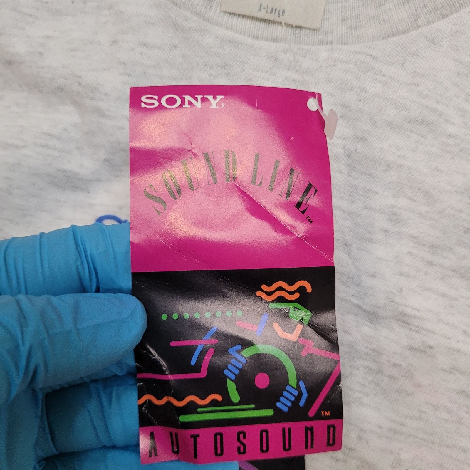 Other VTG 90s Sony Autosound T-Shirt Mens XL NOS Deadstock Size US XL / EU 56 / 4 - 3 Thumbnail