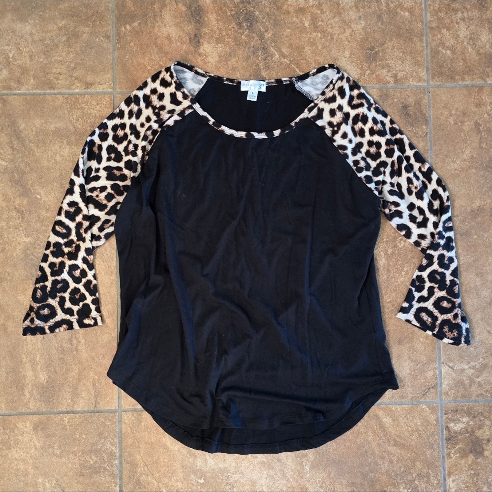 Other Black Cheetah | ORANGE KISS | 3/4 Sleeve Size L / US 10 / IT 46 - 1 Thumbnail