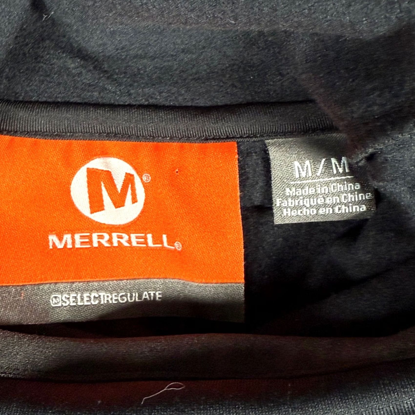 Merrell Merrell Hoodie M Select Regulate Black Fleece Outdoor Hooded Pullover Thumbhole Womens Size M / US 6-8 / IT 42-44 - 3 Thumbnail