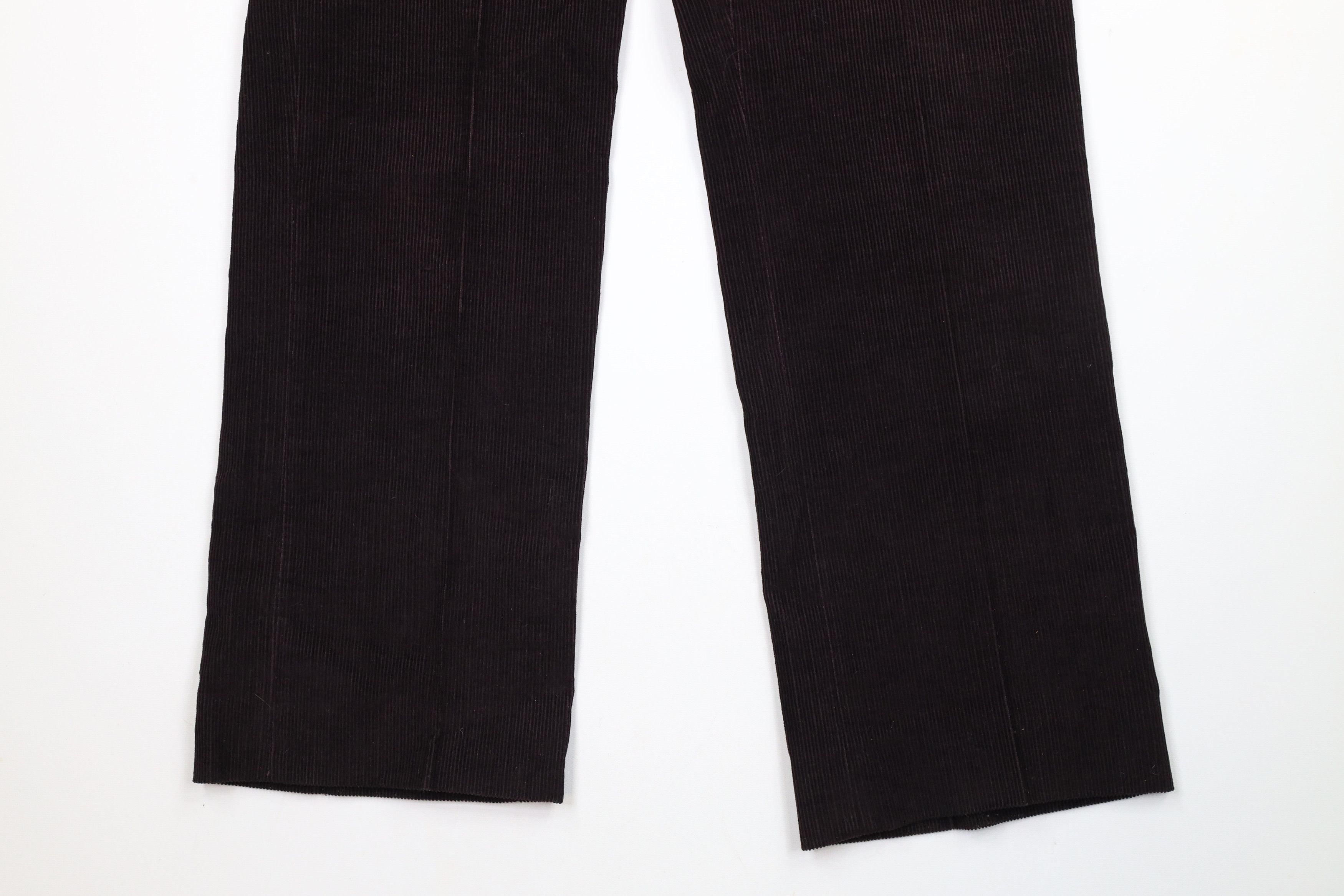 Vintage Vintage 70s Streetwear Bell Bottoms Corduroy Pants Brown USA Size US 32 / EU 48 - 4 Thumbnail