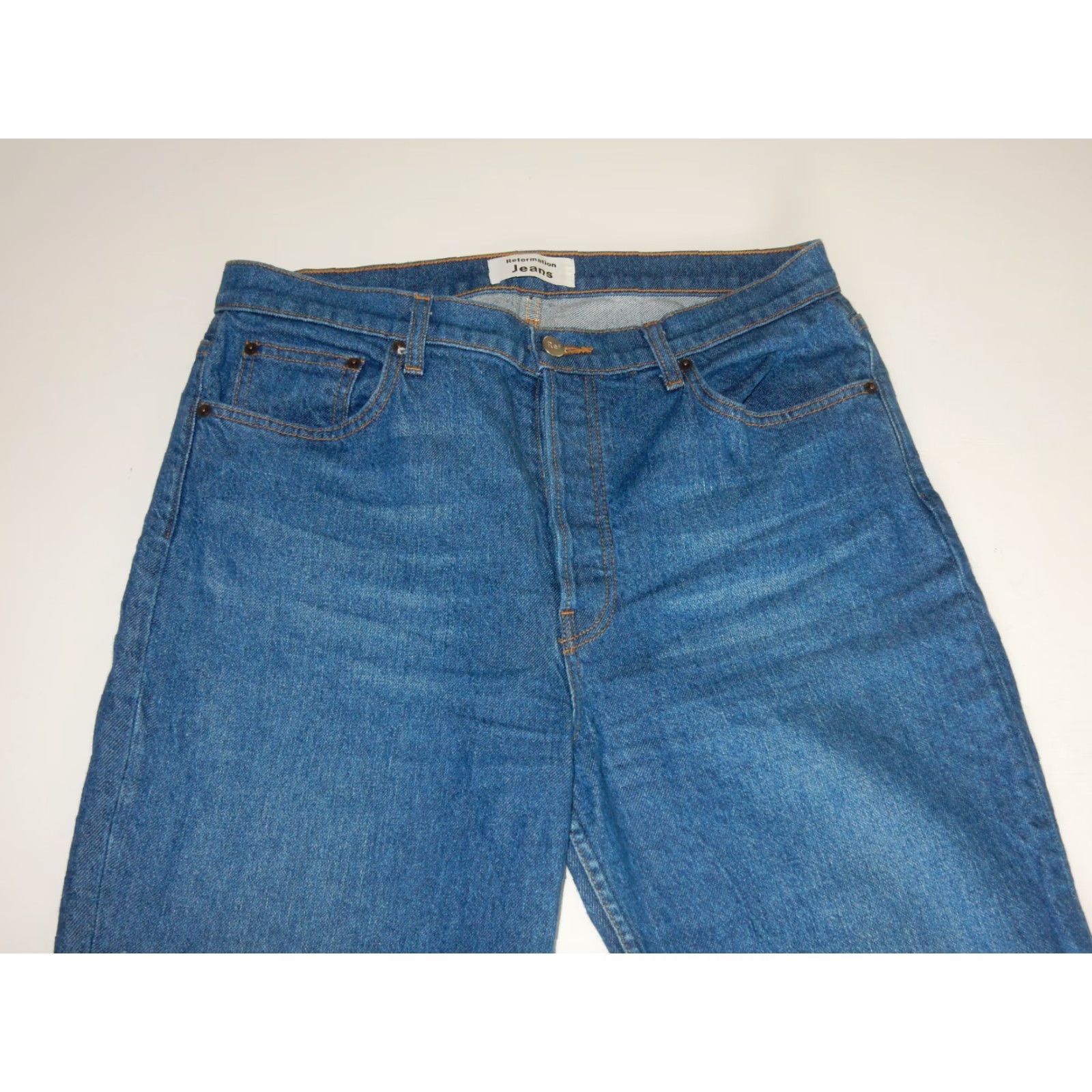 Reformation VINTAGE Reformation Denim Jeans Men 33x30 Blue Skinny 2010s Size US 33 - 2 Thumbnail