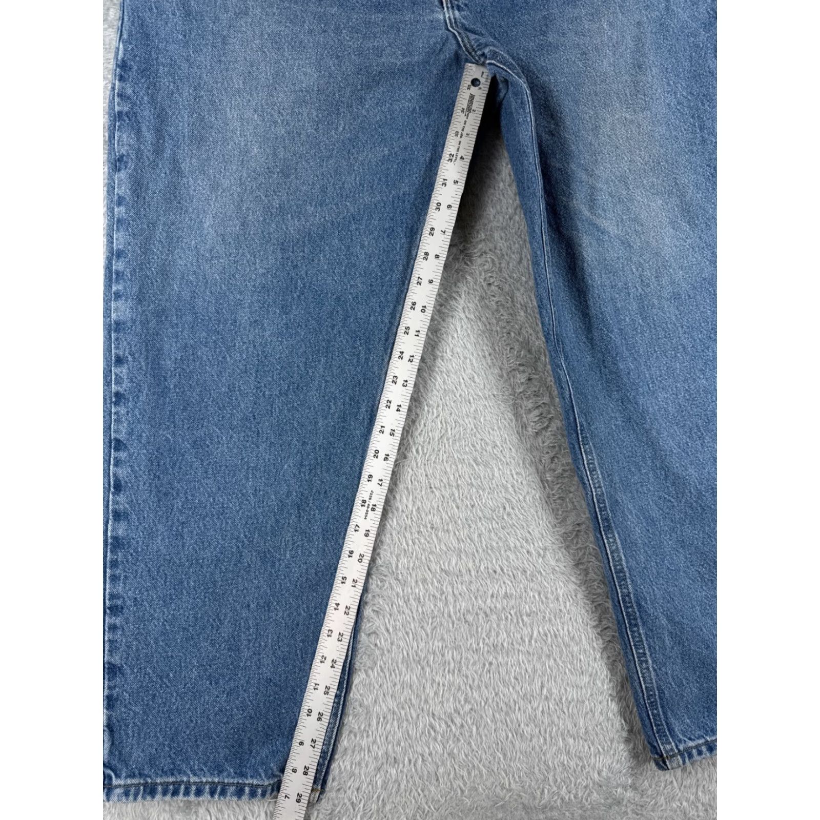 Carhartt Carhartt Jeans Adult 48 Blue Denim Relaxed Fit 100% Cotton Straight 42x30 Size US 32 / EU 48 - 7 Thumbnail