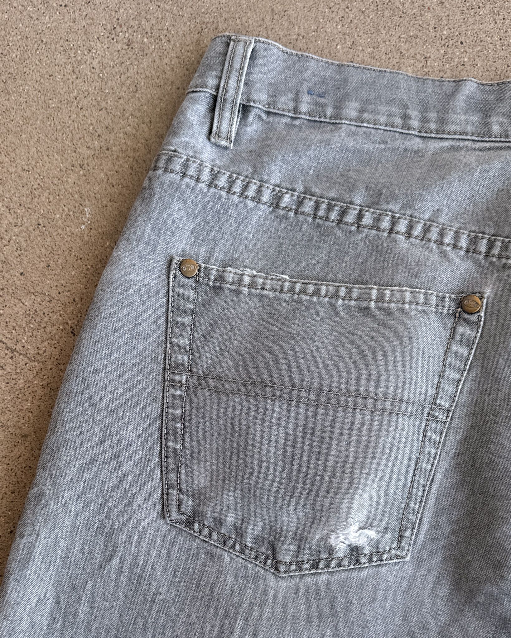 Vintage Vintage OTB Jeans Gray Wash Y2K Men's 32 Slim Straight Fit Size US 32 / EU 48 - 9 Thumbnail