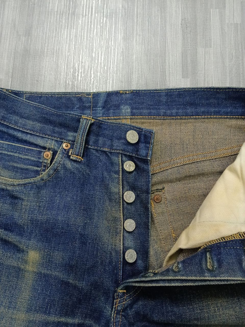 HOLLYWOOD RANCH MARKET × Rusty SICK RUSTY SELVEDGE H.R MARKET DENIM PANTS Size US 28 / EU 44 - 5 Thumbnail