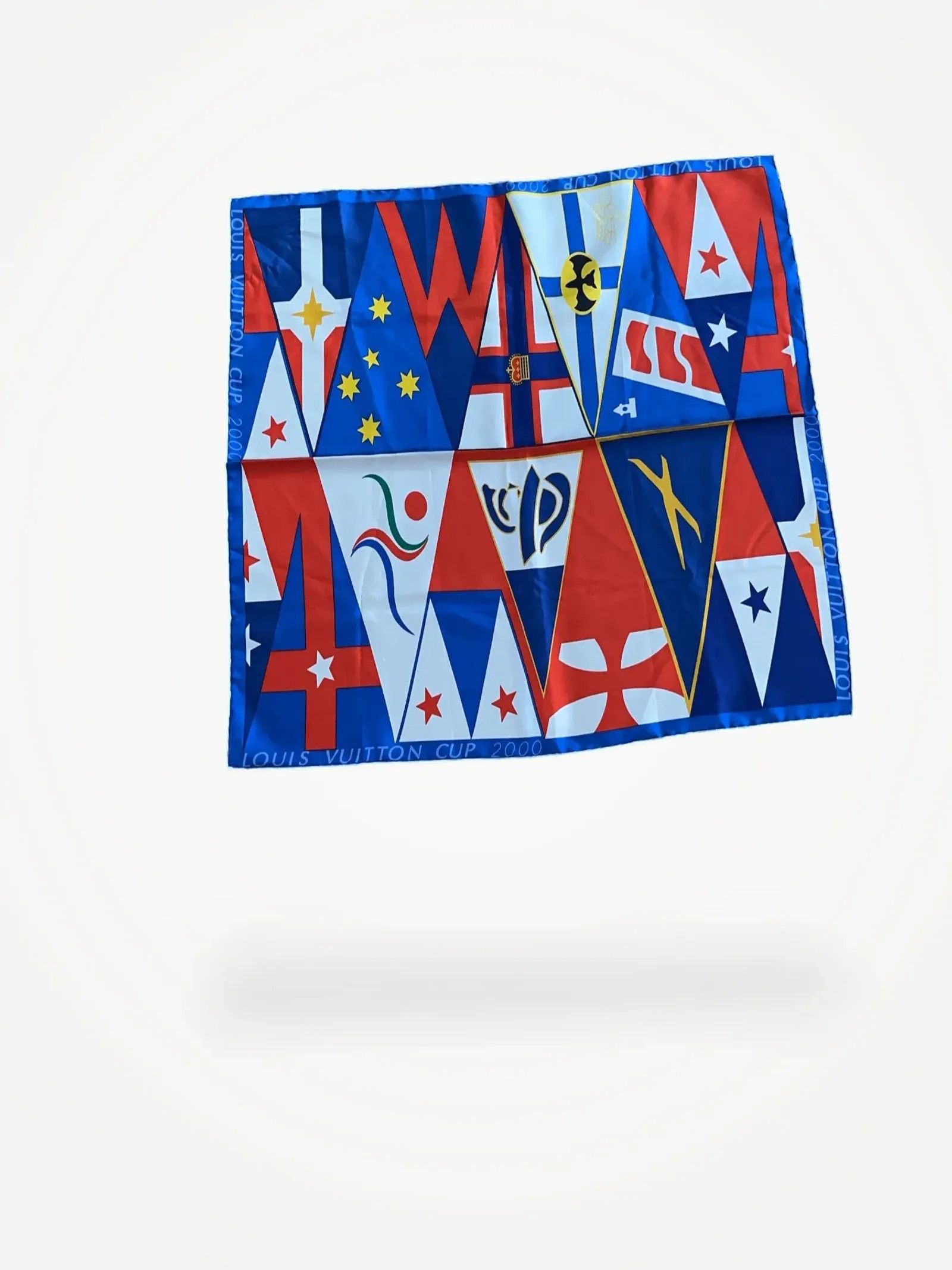 Louis Vuitton Louis Vuitton Louis Vuitton Cup 2000 Scarf Size ONE SIZE - 1 Thumbnail
