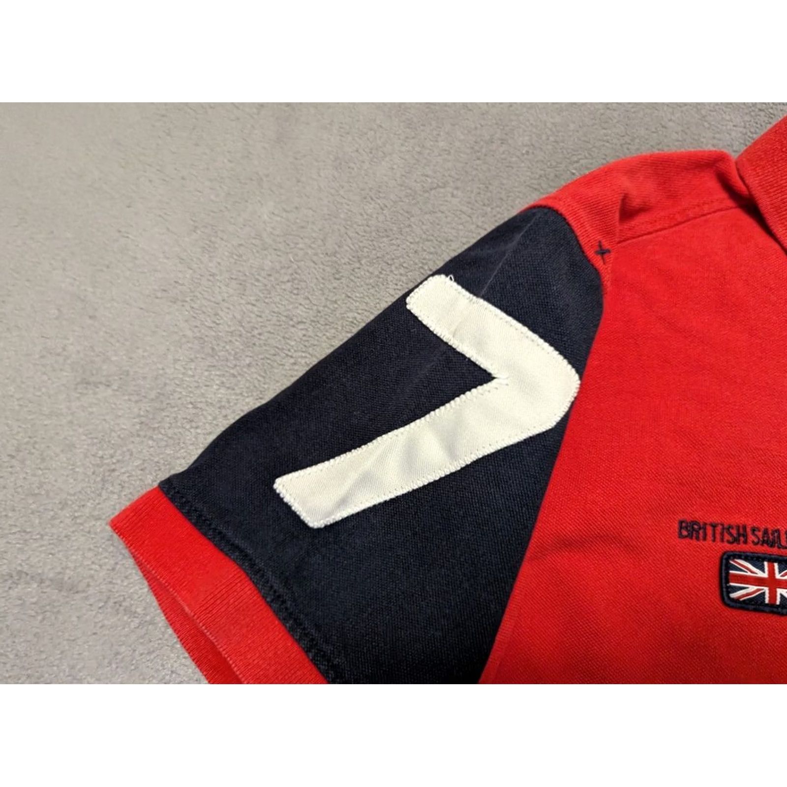 Vintage QUBA SAILS X-SERIES BRITISH NAUTICAL POLO SHIRT MENS SIZE S RED Size US S / EU 44-46 / 1 - 5 Thumbnail