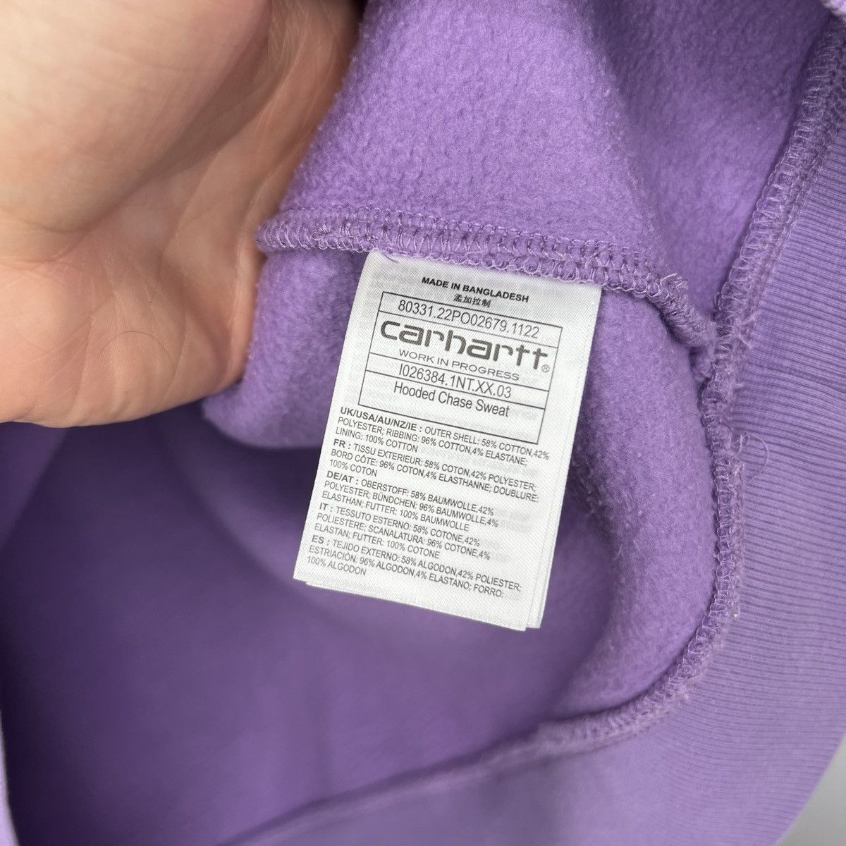 Carhartt × Vintage Vintage Carhartt Zip Up Hoodie Purple Pink Sweatshirt Jacket Size US XXL / EU 58 / 5 - 7 Thumbnail