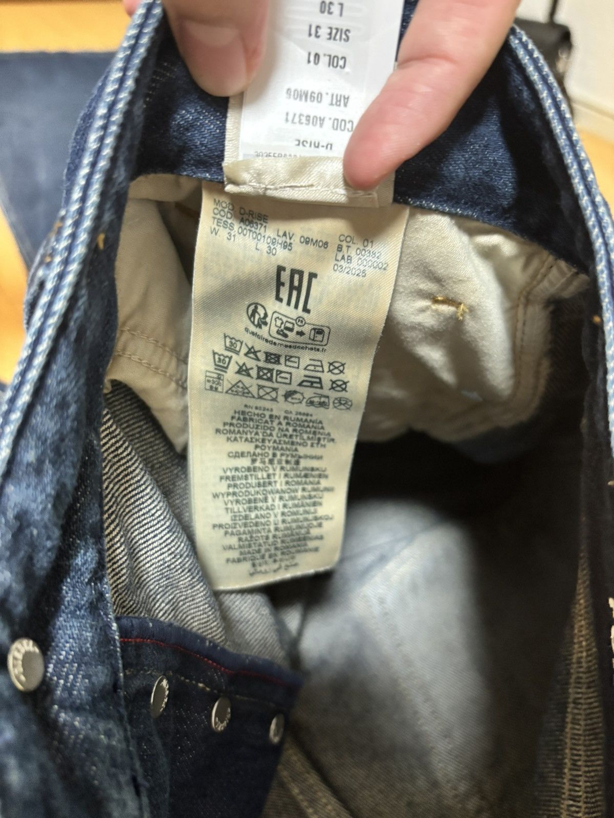 Diesel Diesel D-rise 31x30 Size US 31 - 16 Thumbnail
