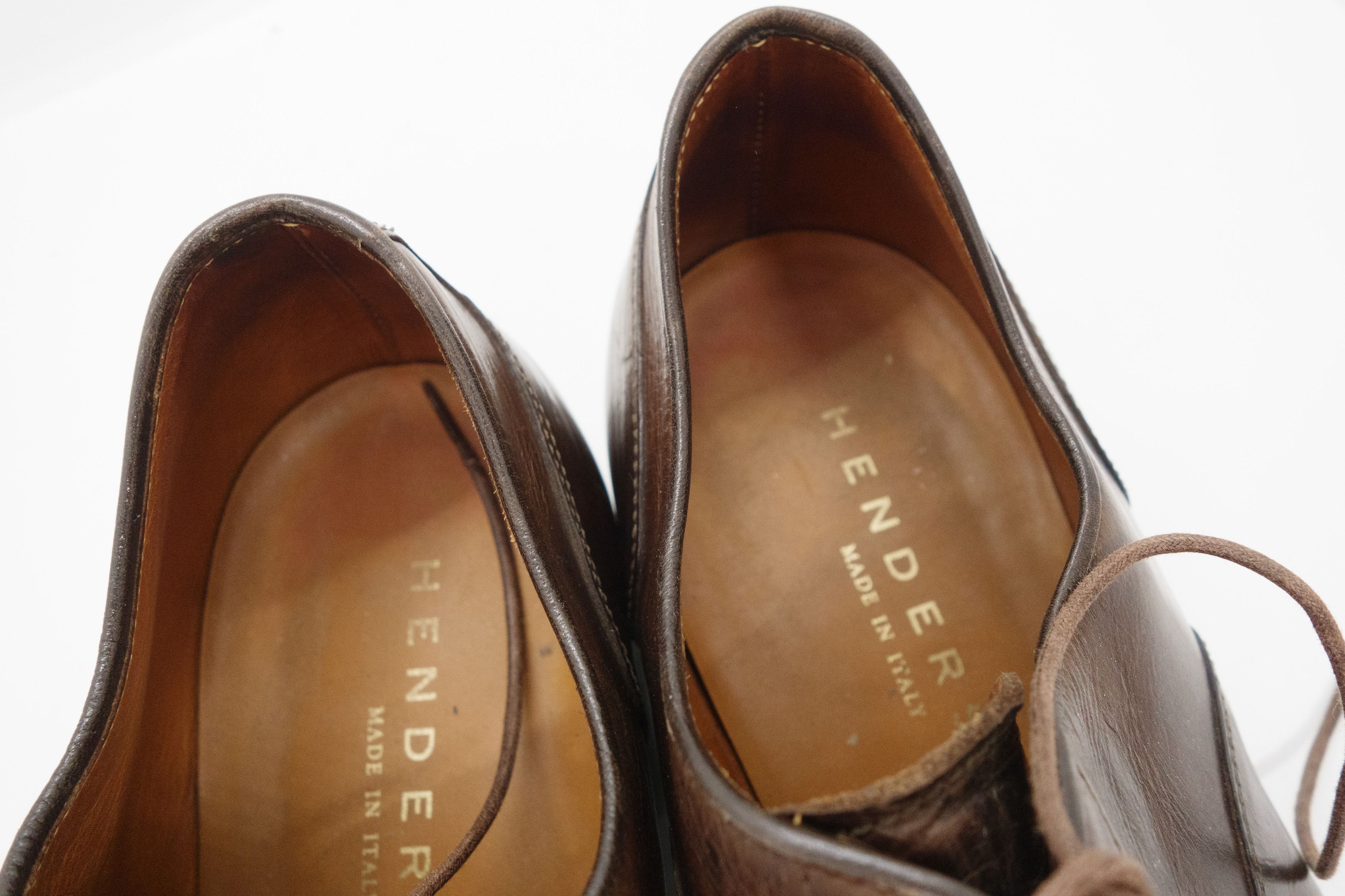 Henderson Derby Leather Shoes Size US 8.5 / EU 41-42 - 8 Thumbnail
