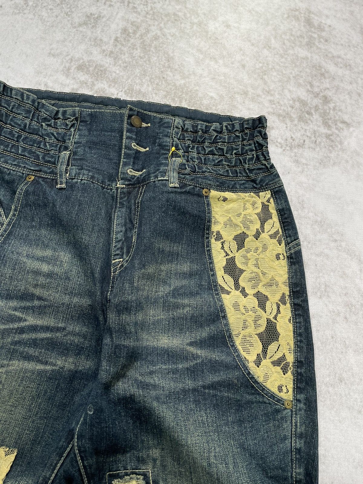 Issey Miyake 2000s Somari japan hight waistdenim pants kapitalstyle Size US 32 / EU 48 - 5 Thumbnail