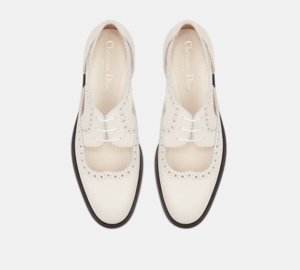 Dior o1w1db10525 KDB683 Teddy-D Derby Shoes in White Size US 10 / IT 40 - 4 Thumbnail