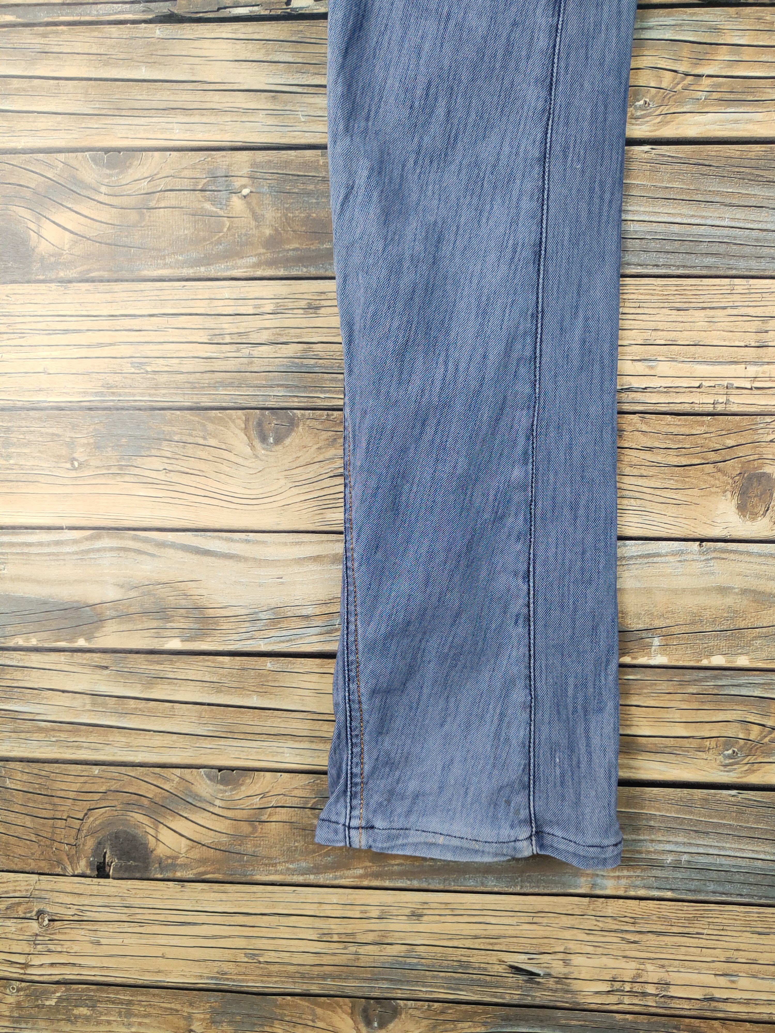 Japanese Brand FieldCore Blue Distressed Ripped Soft Jeans #W2087 Size US 30 / EU 46 - 9 Thumbnail