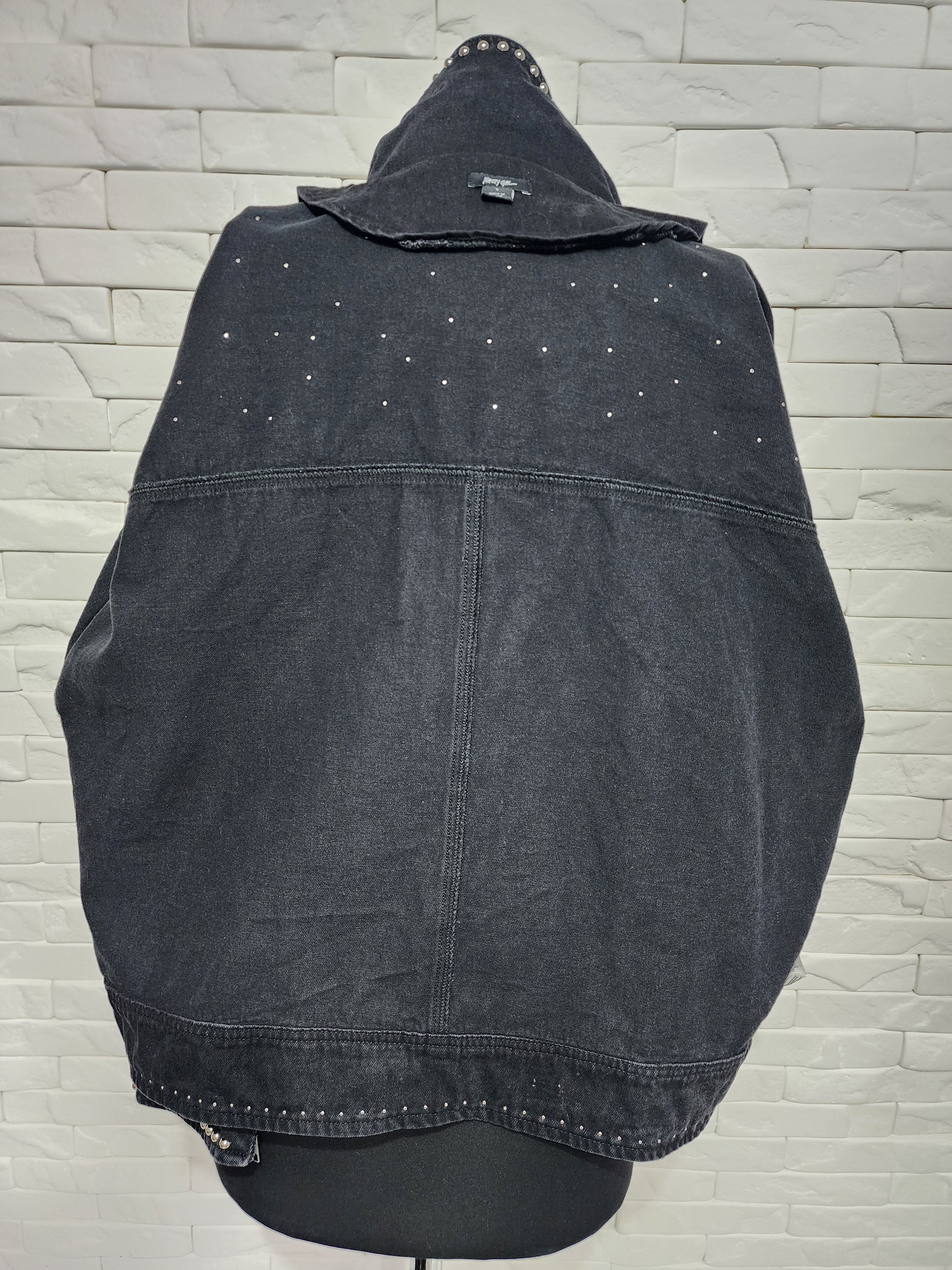 Other Women's biker denim jacket. Size 4XL / US 24-26 - 6 Thumbnail