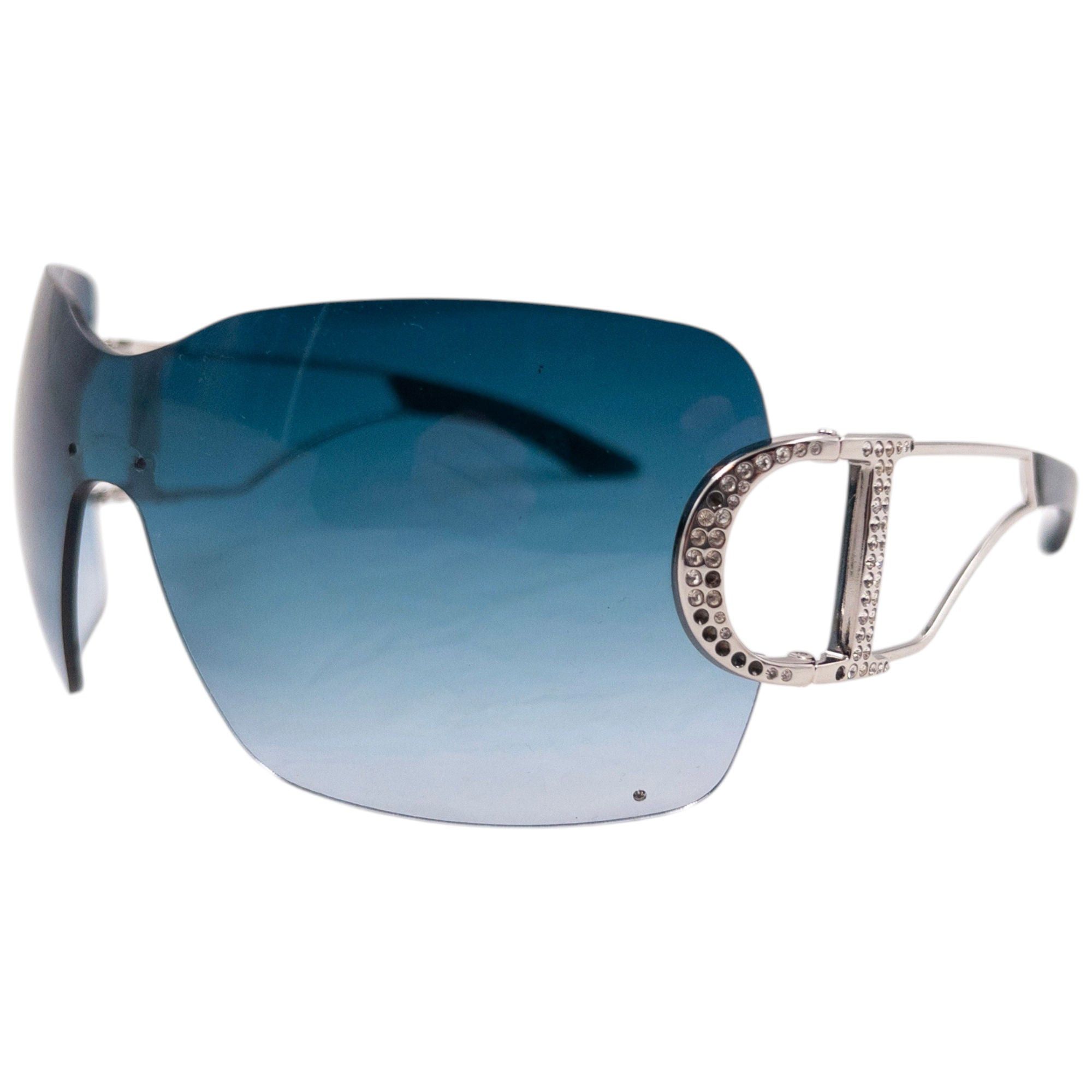 Dior Dior Millennium Blue 54L 120 Vintage Rimless Sunglasses | Grailed display picture 1