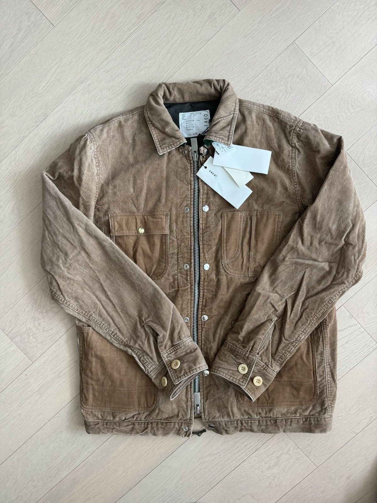 Sacai Sacai corduroy work jacket Size US M / EU 48-50 / 2 - 1 Thumbnail