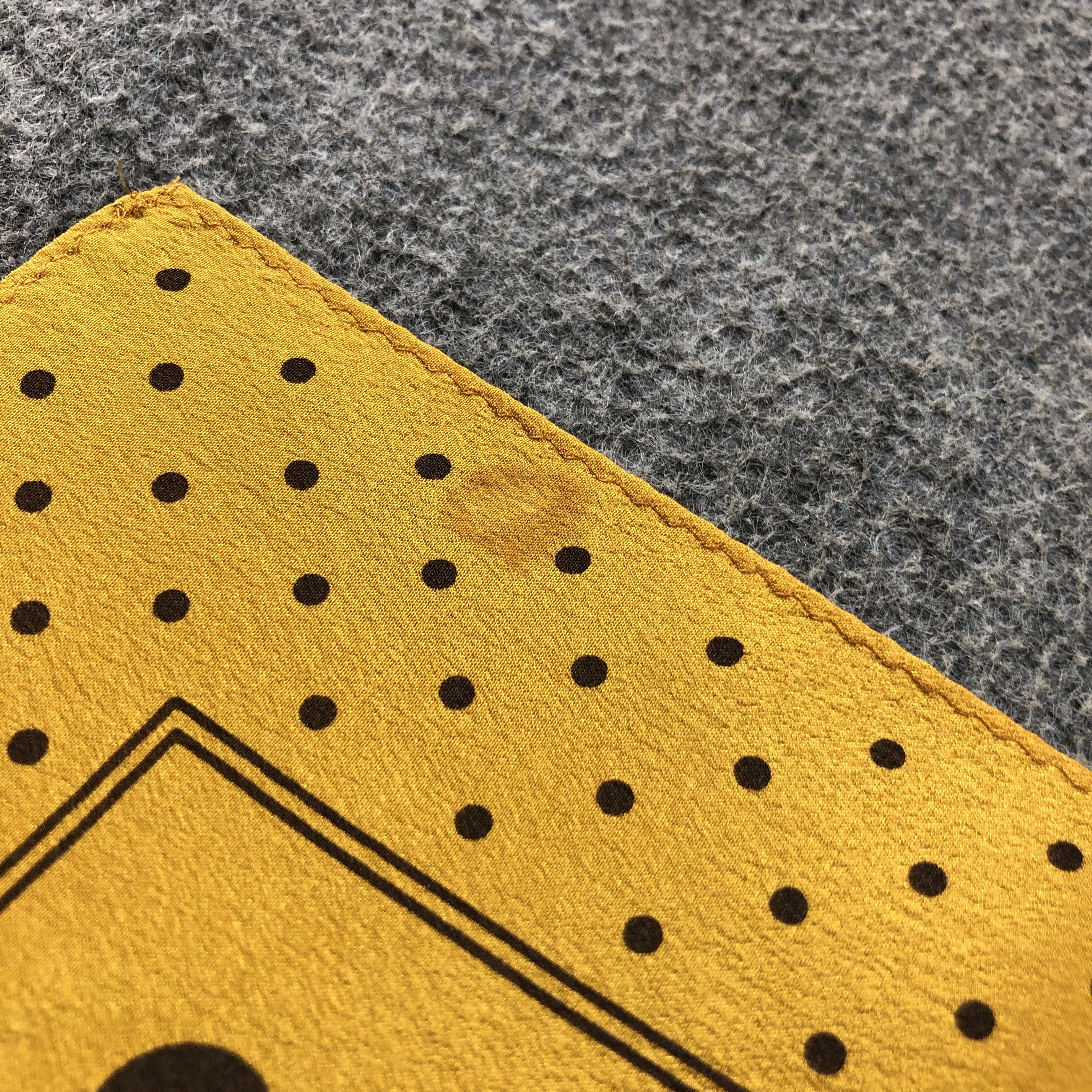 Pierre Balmain Vintage Pierre Balmain Polka Dots Silk Scarf M1300 Size ONE SIZE - 6 Thumbnail