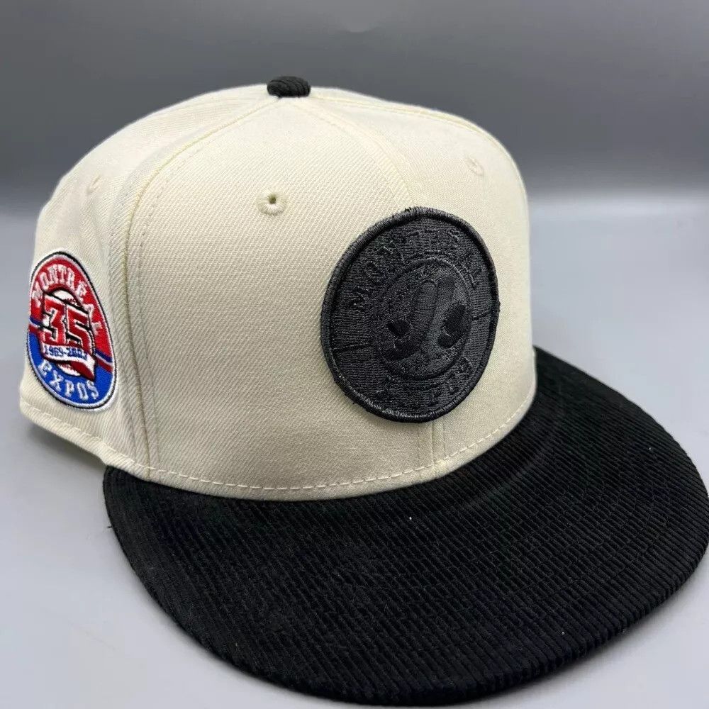 New Era Montreal Expos Hat Men 7 1/2 59Fifty New Era Fitted Cap Size ONE SIZE - 1 Thumbnail