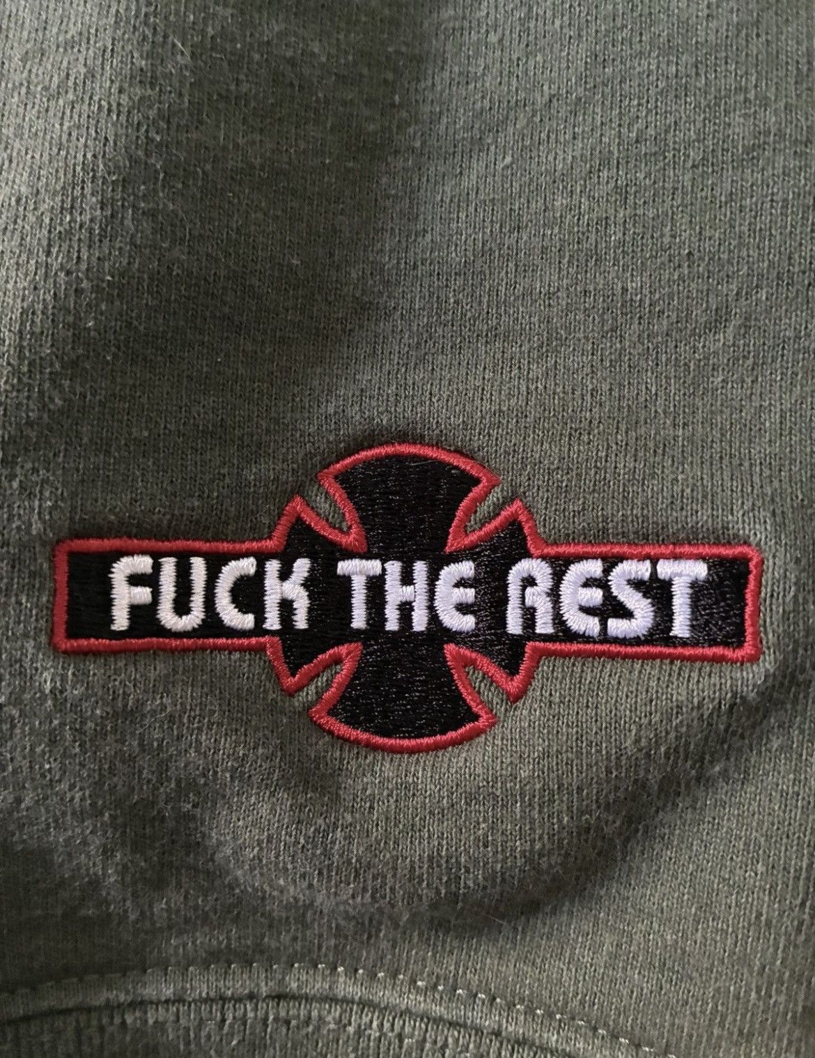 Independent Truck Co. × Supreme FW17 “F*ck The Rest” Crewneck Size US XL / EU 56 / 4 - 4 Thumbnail