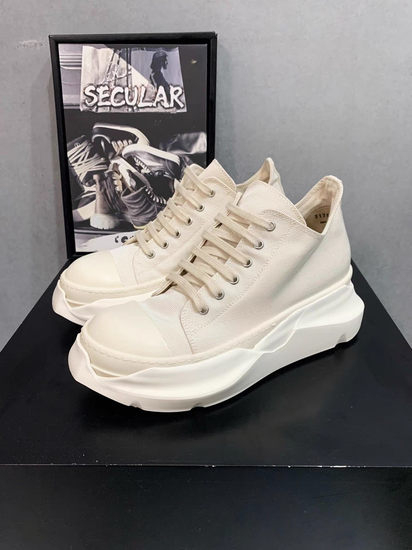 Rick Owens Rick Owens Thick Tank Sole Big Converse K34 Size US 6 / EU 39 - 1 Thumbnail