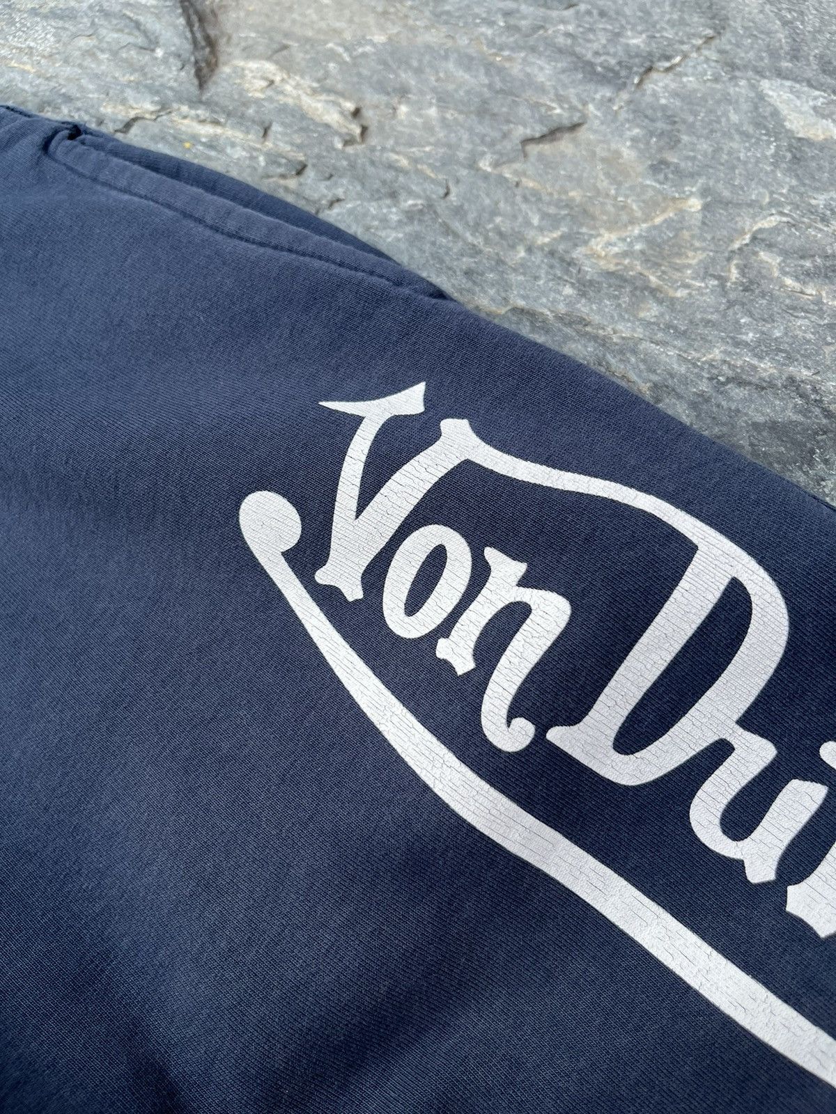 Vintage × Von Dutch Vintage Von Dutch y2k logo distressed navy sweatpants Size US 32 / EU 48 - 11 Thumbnail
