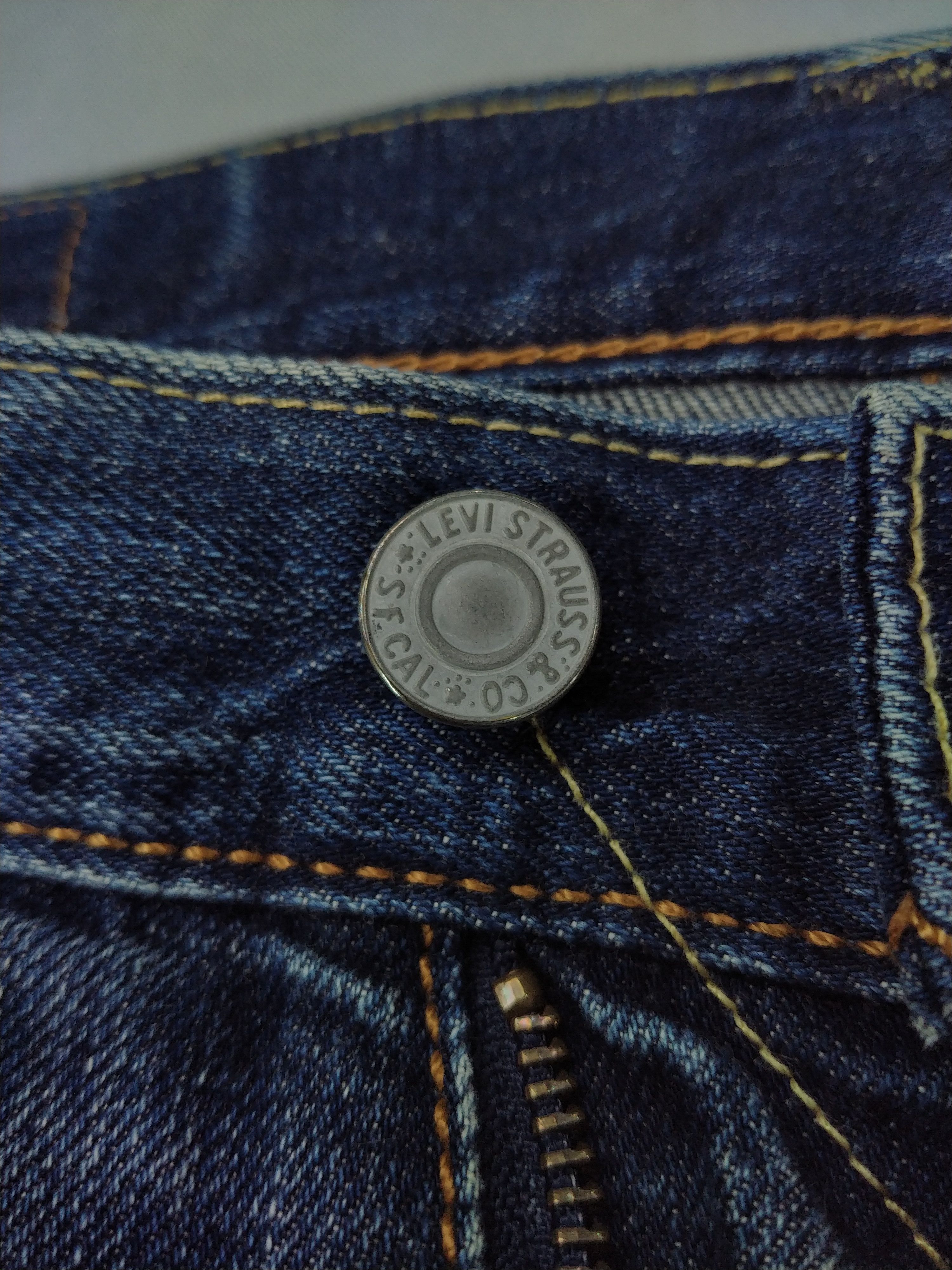 Levi's Dark Blue Levi's 503 Distressed Denim 33x30.5 -JN244 Size US 33 - 7 Thumbnail
