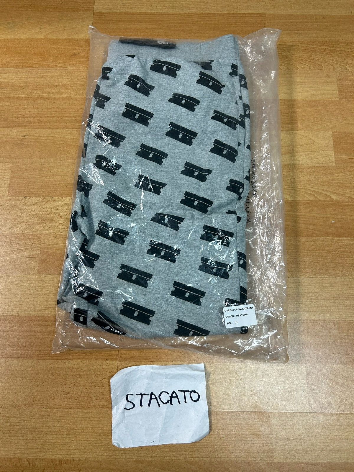 G59 Records G59 Records x Suicideboys Grey Razor Sweatpants Size US 36 / EU 52 - 2 Thumbnail