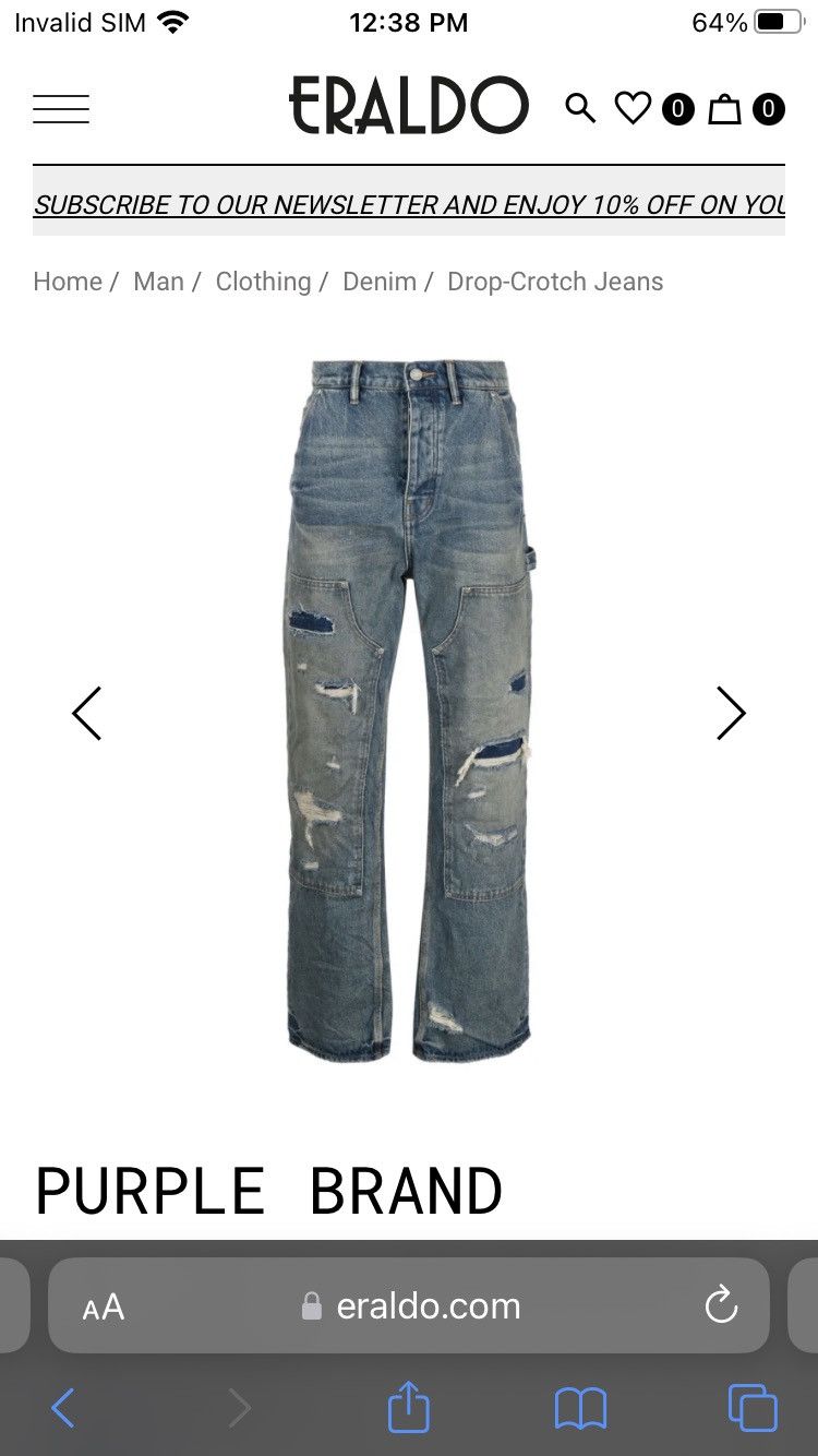 Purple Brand PO15 purple brand carpenter jeans Size US 36 / EU 52 - 1 Thumbnail